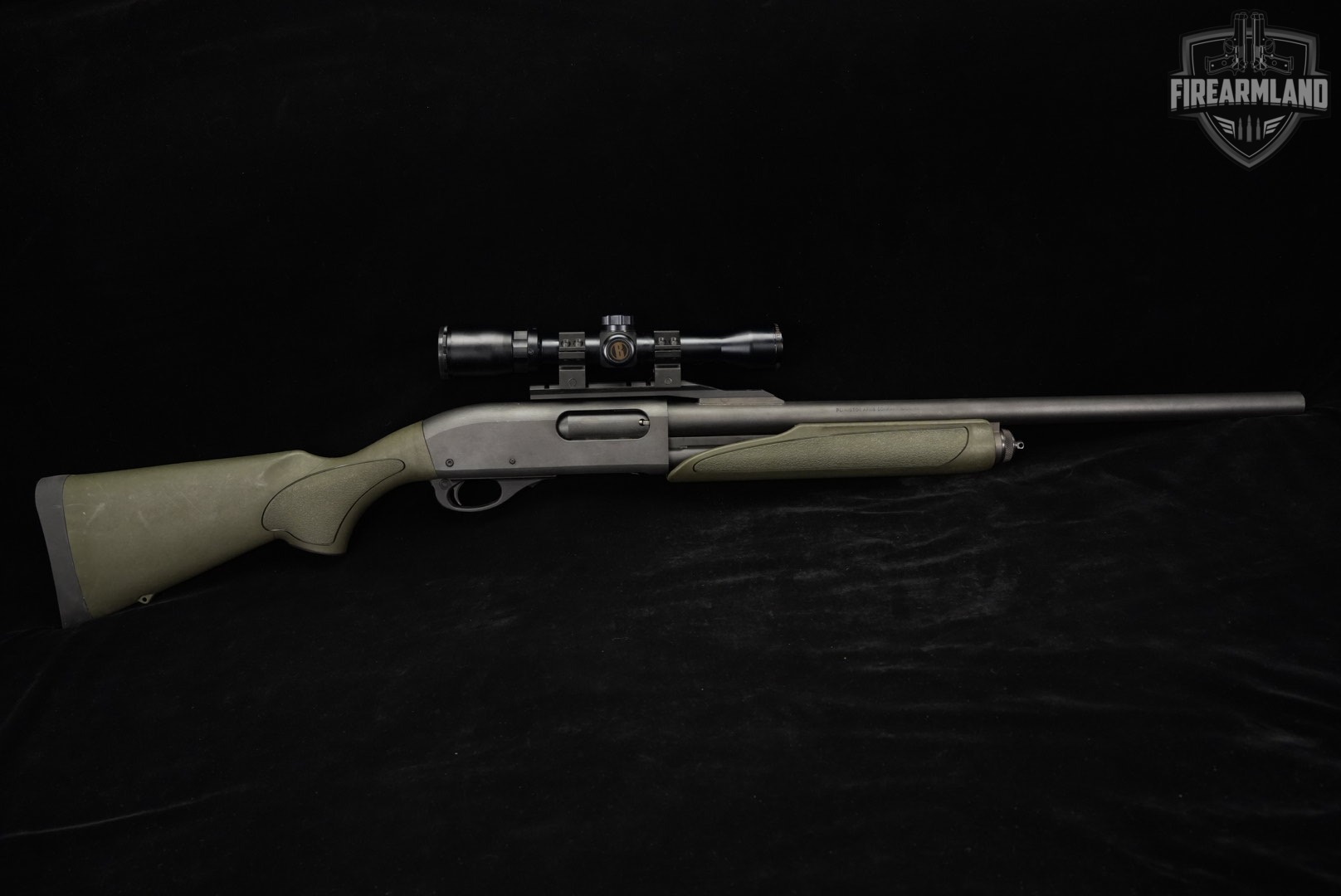 Remington Model 870 Fully Rifled 12-Gauge 23" Black & OD Green M870-img-4
