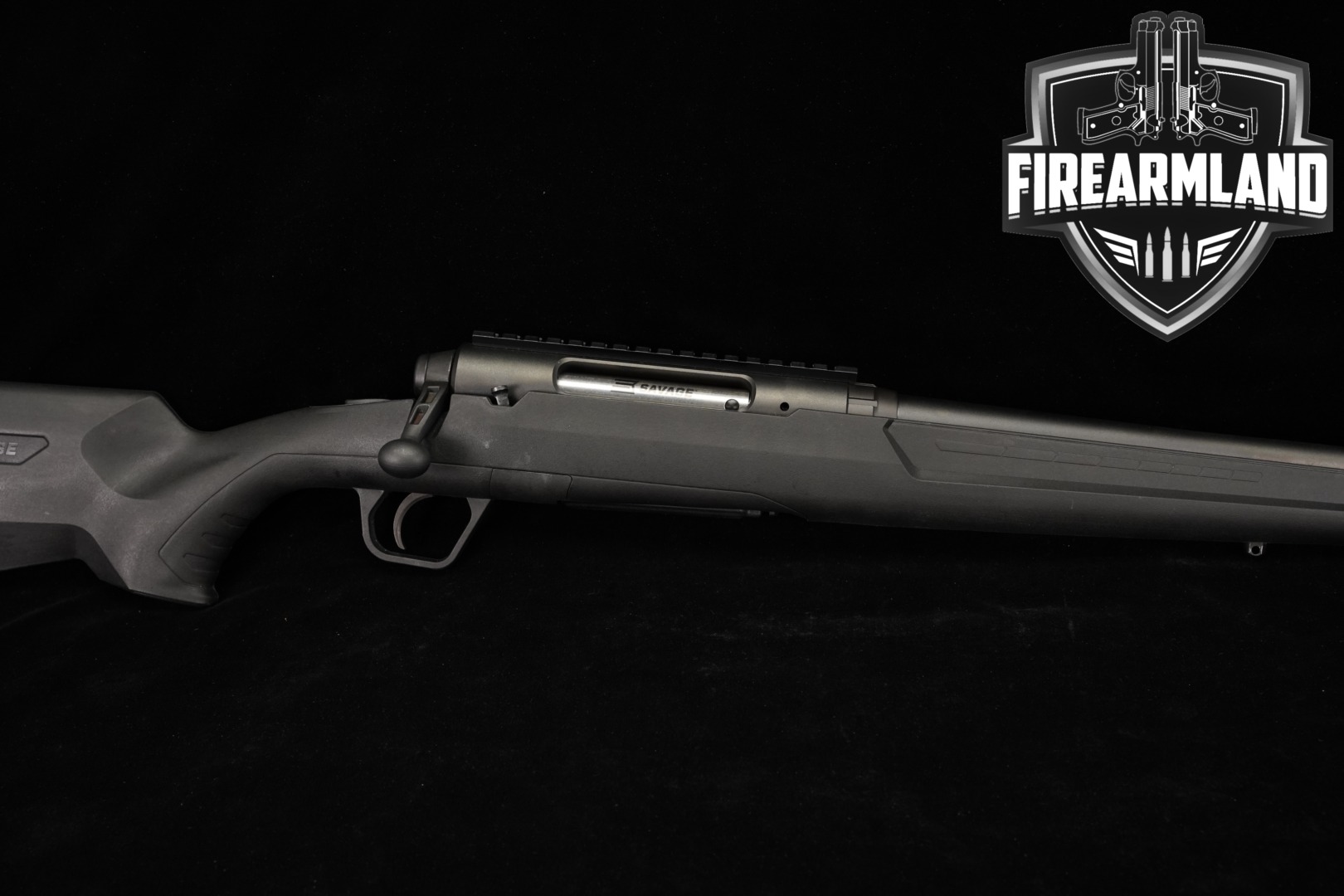 Savage Arms Axis Compact 7mm-08 Rem. Blued & Synthetic in Very Good Condition Thumbnail
