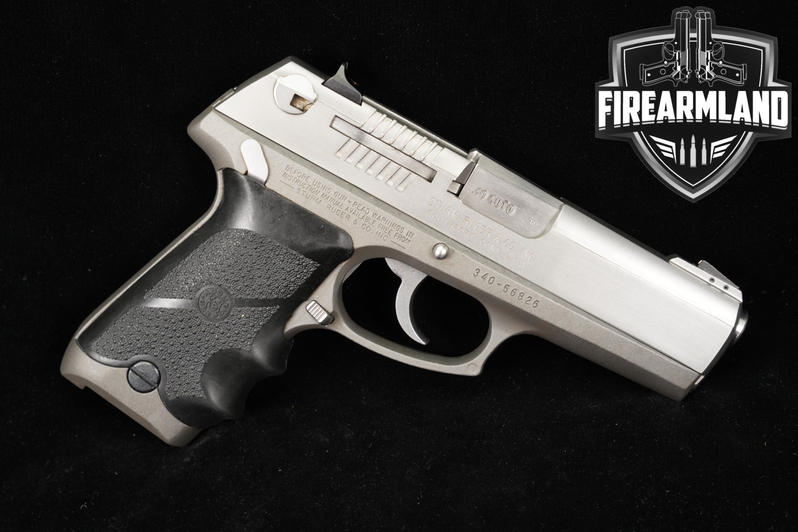 1995 Ruger P94 DAO 40 S&W 4.25" Stainless P-94-img-0