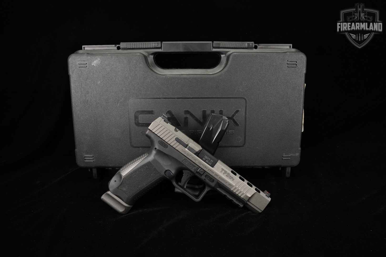 Canik TP9 SFx 9mm 5.2" Tungsten Gray TP-9 TP9SFx +2 MAGS & ORIG CASE-img-2