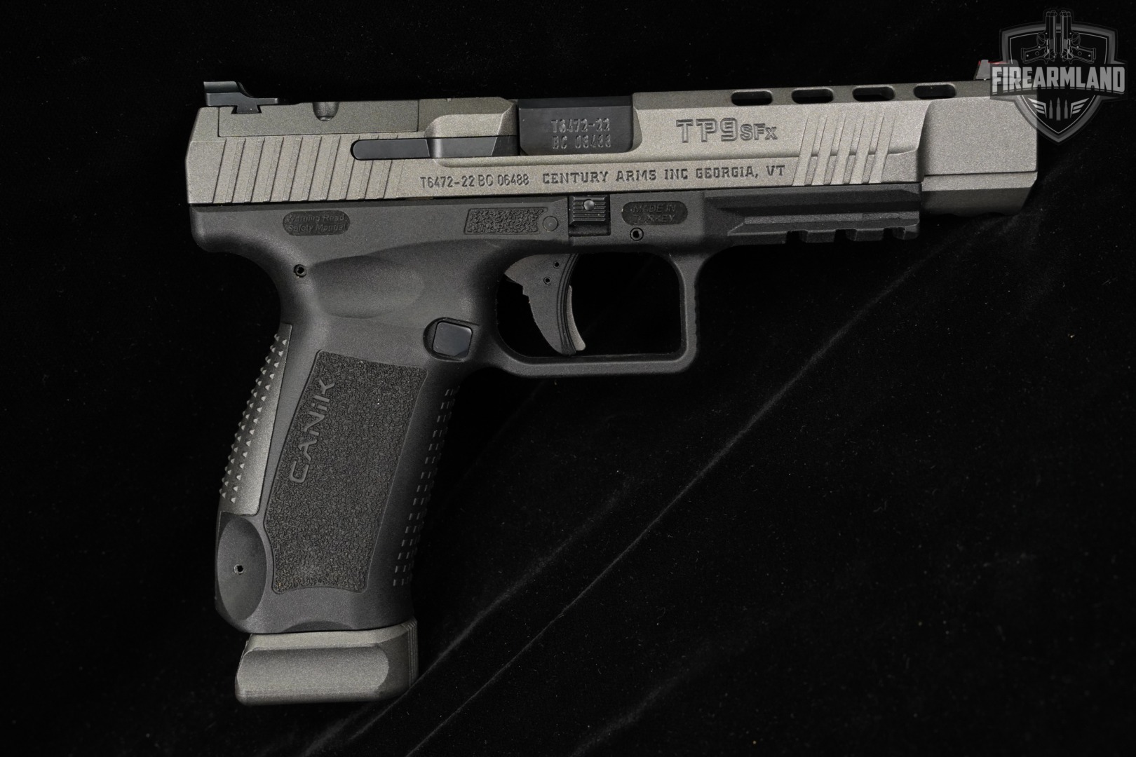 Canik TP9 SFx 9mm 5.2" Tungsten Gray TP-9 TP9SFx +2 MAGS & ORIG CASE-img-4