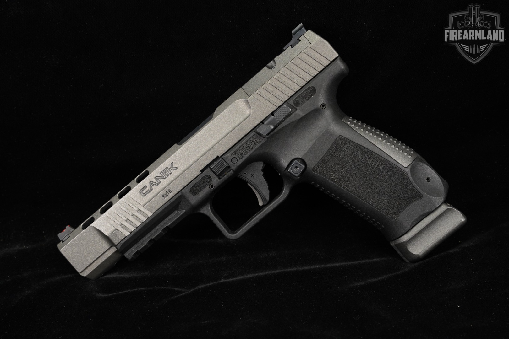 Canik TP9 SFx 9mm 5.2" Tungsten Gray TP-9 TP9SFx +2 MAGS & ORIG CASE-img-5