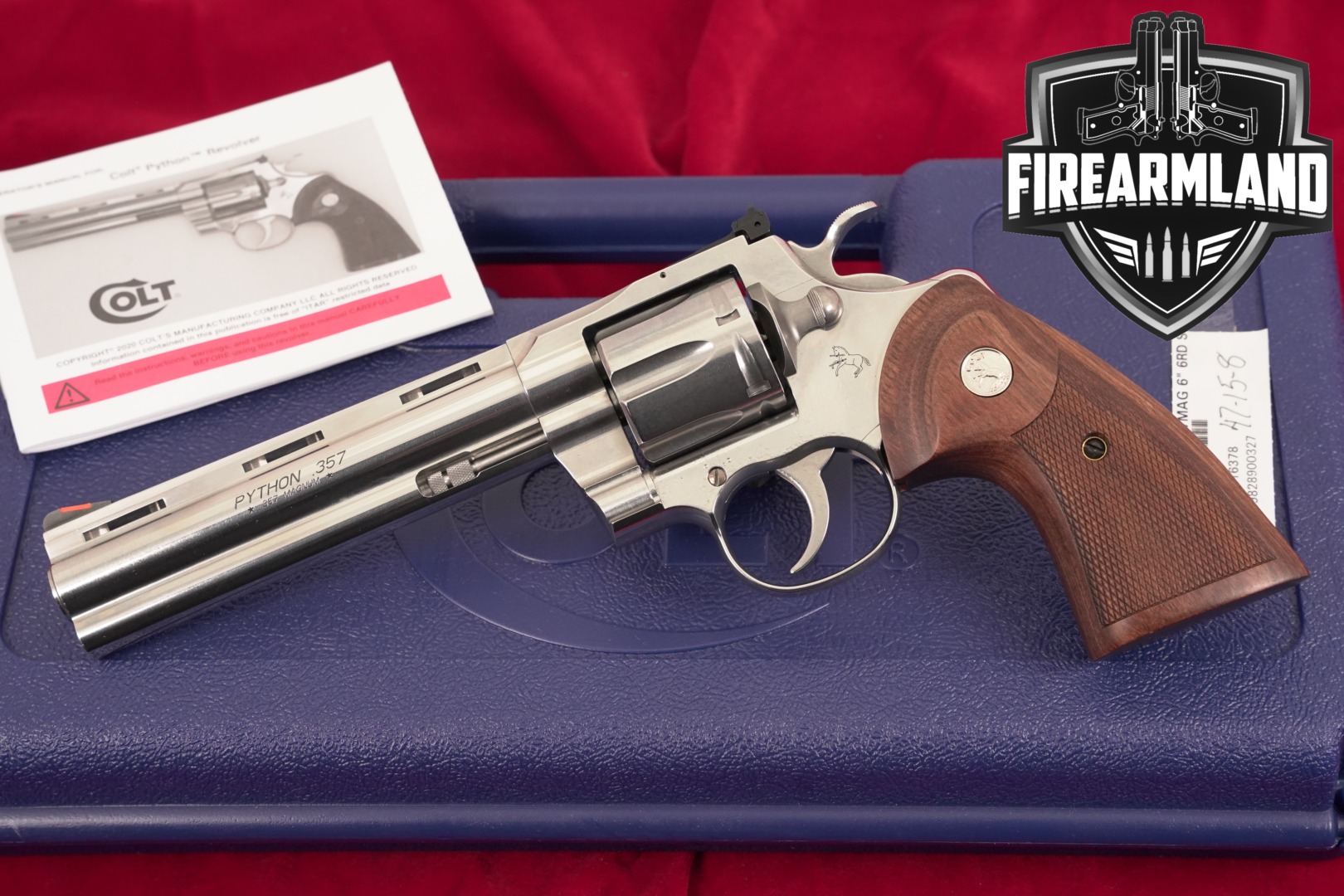 2023 Colt Python .357 Mag. Satin Stainless in Very Good Condition Thumbnail