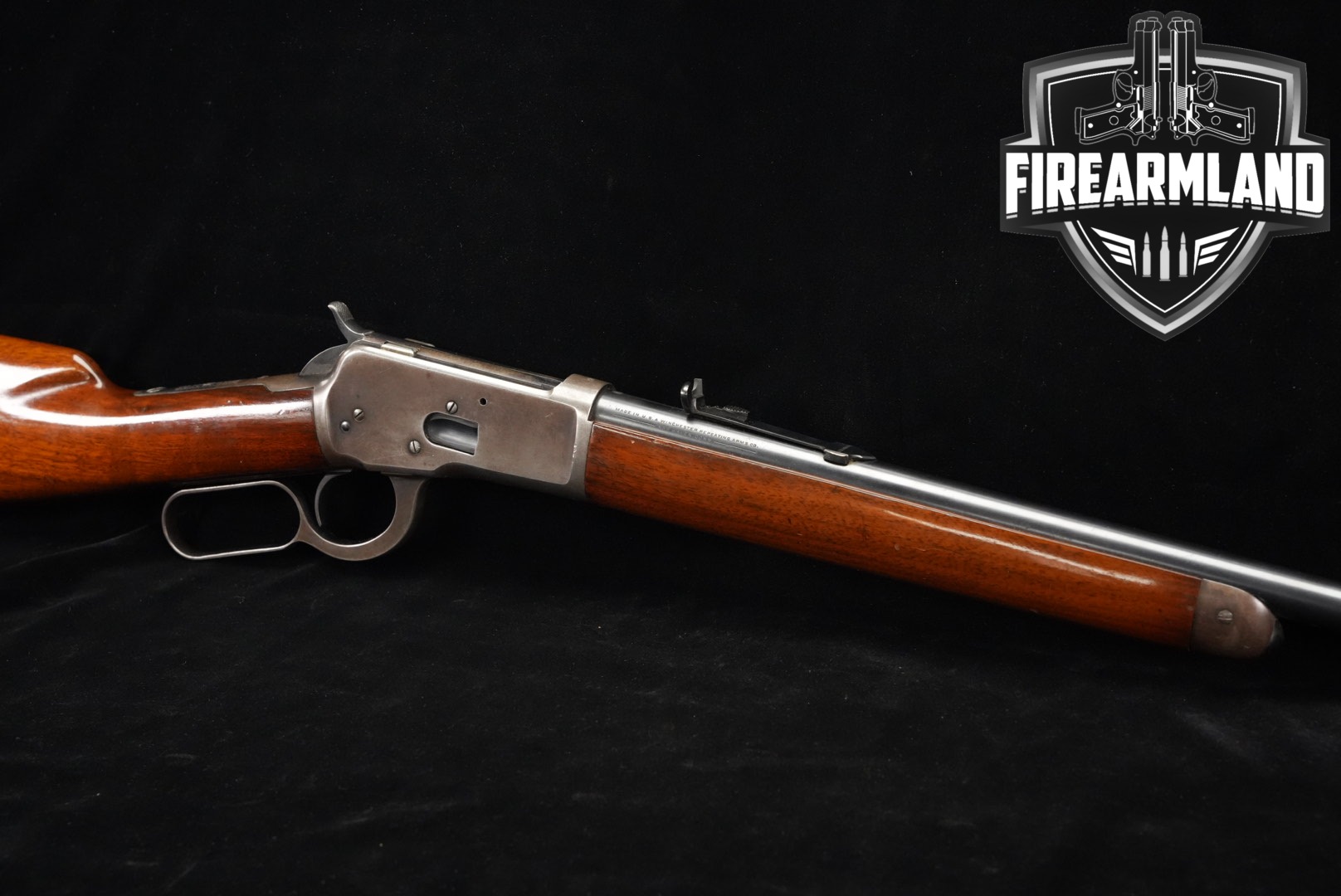 1926 Winchester Repeating Arms Model 53 Solid Frame .25-20 Win. Blued & Walnut in Fair Condition Thumbnail