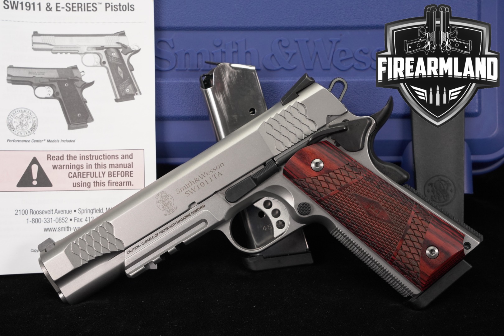 Smith & Wesson (S&W) SW1911TA E-Series .45 ACP Stainless in Very Good Condition Thumbnail