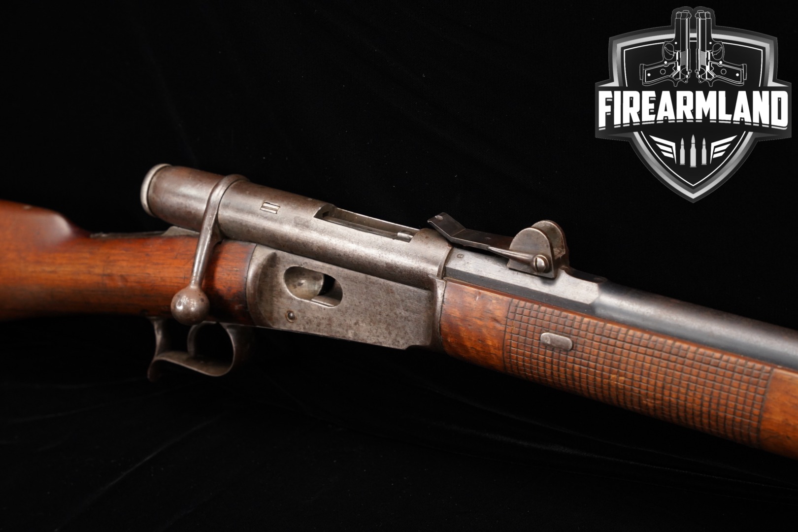 Waffenfabrik Bern, Vetterli Model 1869/71 Centerfire Converted .41 Swiss Blued & Walnut in Very Good Condition Thumbnail