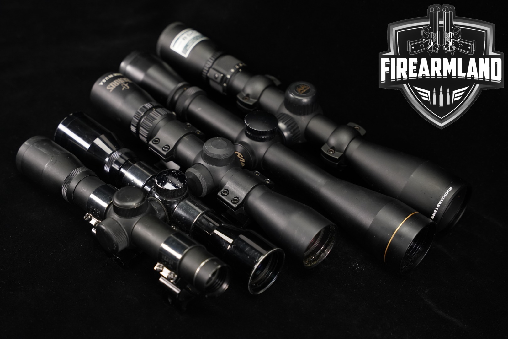 FIVE SCOPE LOT 5 Pack Swift NcSTAR Leupold Burris Nikon Riflescope Scopes-img-0