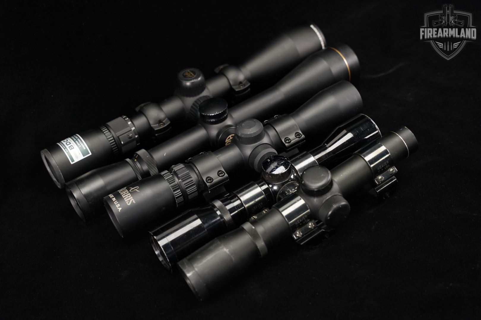 FIVE SCOPE LOT 5 Pack Swift NcSTAR Leupold Burris Nikon Riflescope Scopes-img-2