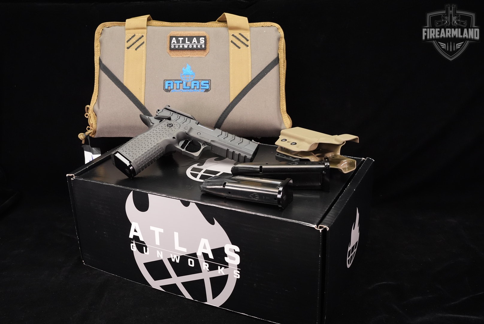 Atlas Gunworks EOS V3 9mm Optics-Ready 4.25" 1911 2011 +3 MAGS & ORIG BOX-img-24