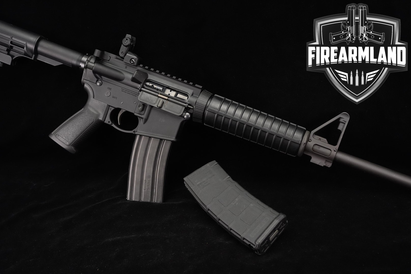 Ruger AR-556 5.56 NATO AR15 16" AR556 15 +3 MAGS-img-0