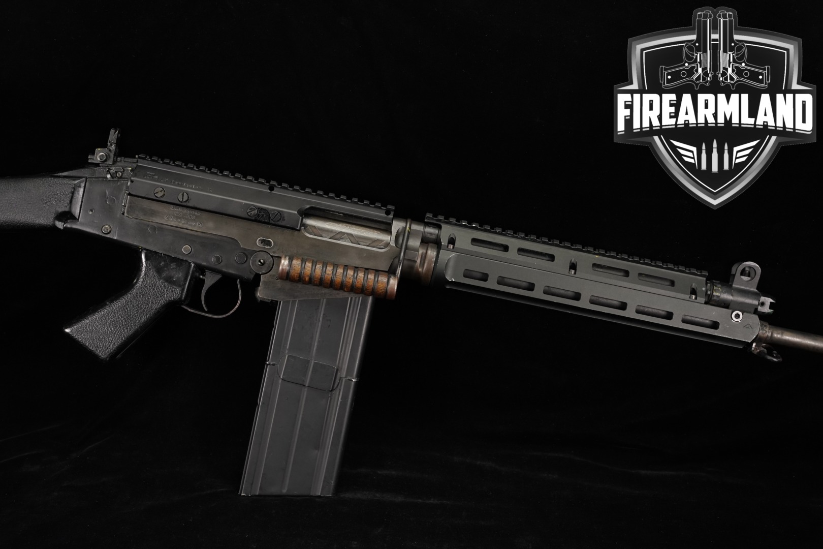Indústria de Material Bélico do Brasil (IMBEL) L1A1 Sporter .308 Win. Black in Good Condition Thumbnail