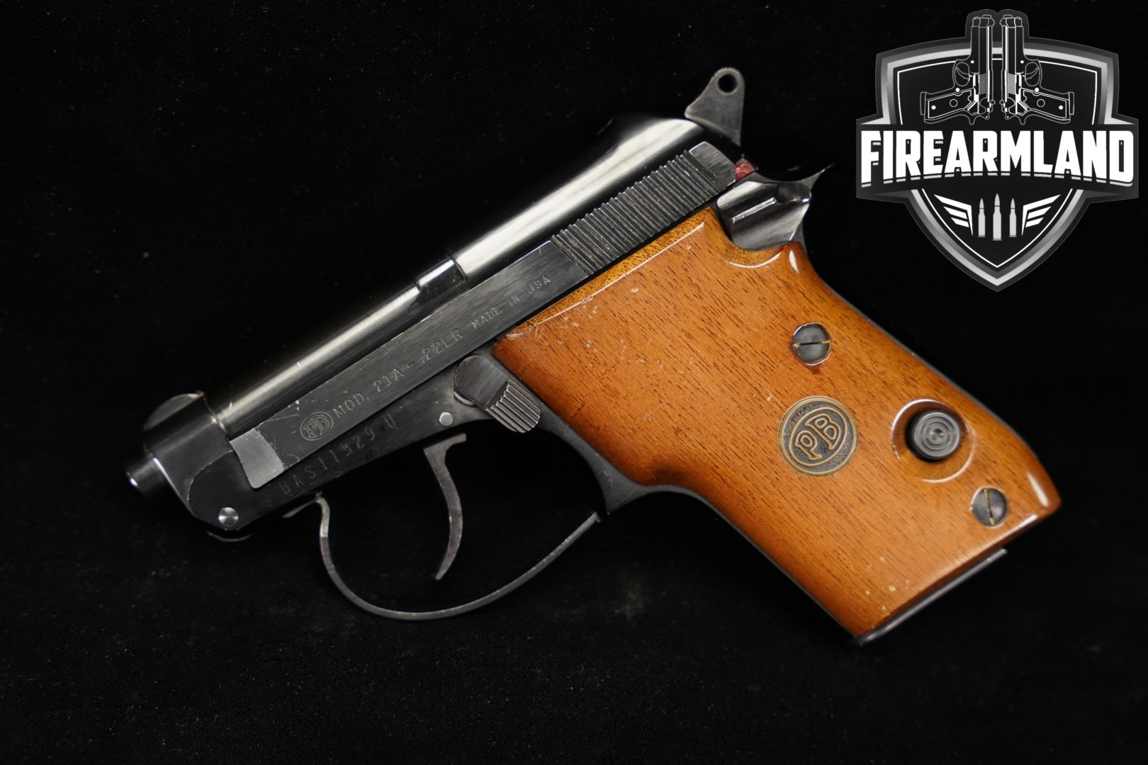 1984-1988 Beretta 21A Bobcat .22 LR Blued in Good Condition Thumbnail