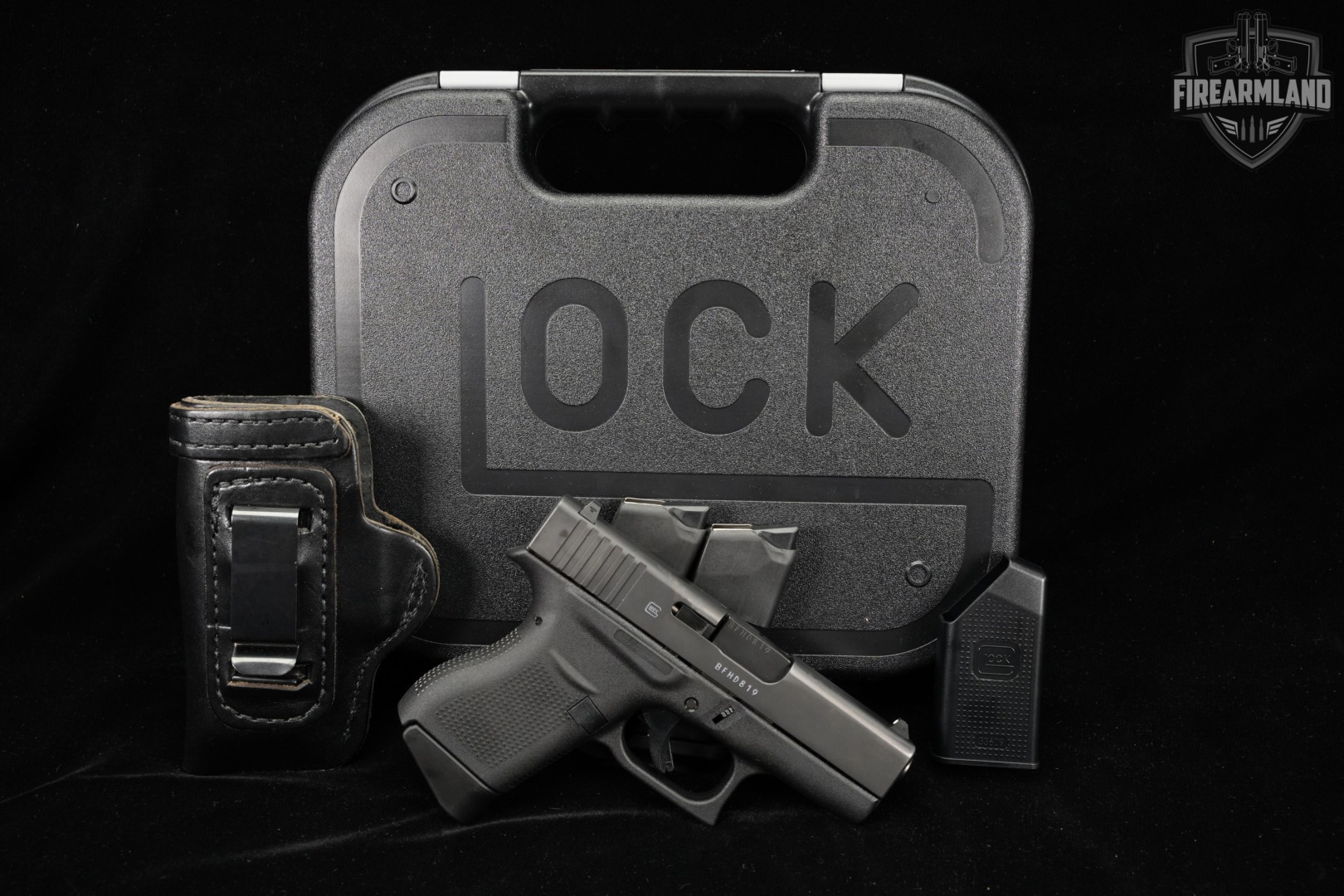Glock 43 G43 9mm 3.41 +3 MAGS, ORIG CASE & HOLSTER-img-2