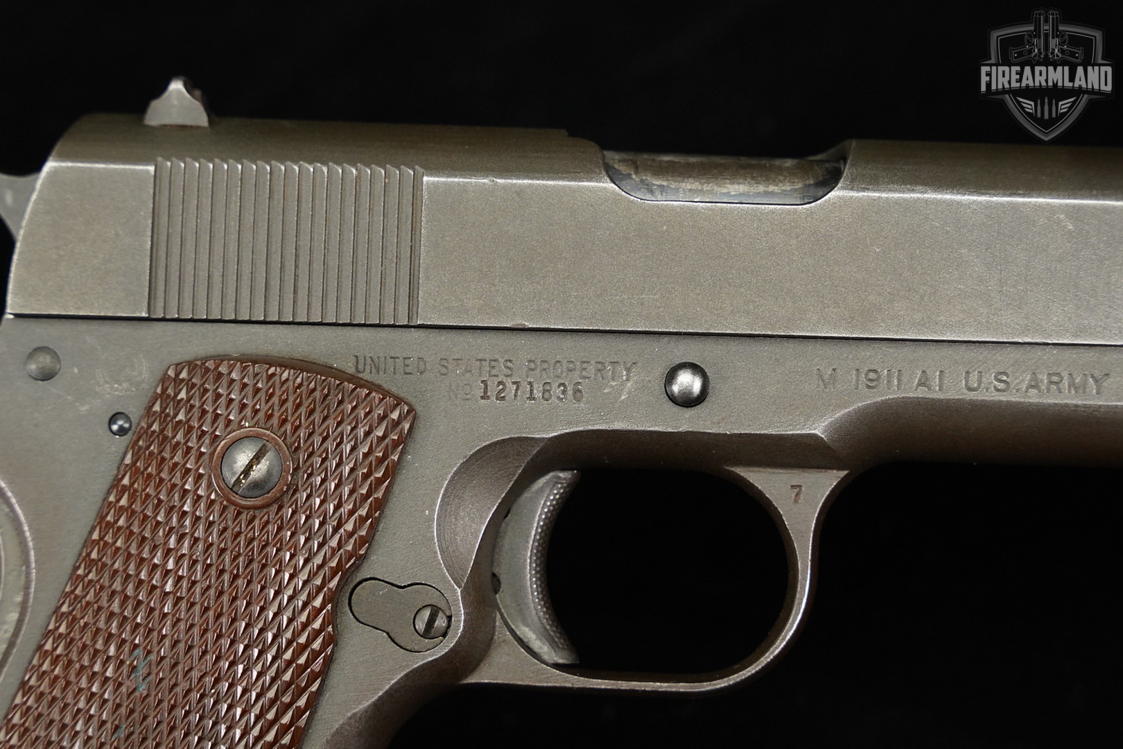 WWII 1943-1944 Ithaca M1911A1 U.S Army 45 ACP 1911-A1 M1911 USGI Parkerized-img-13