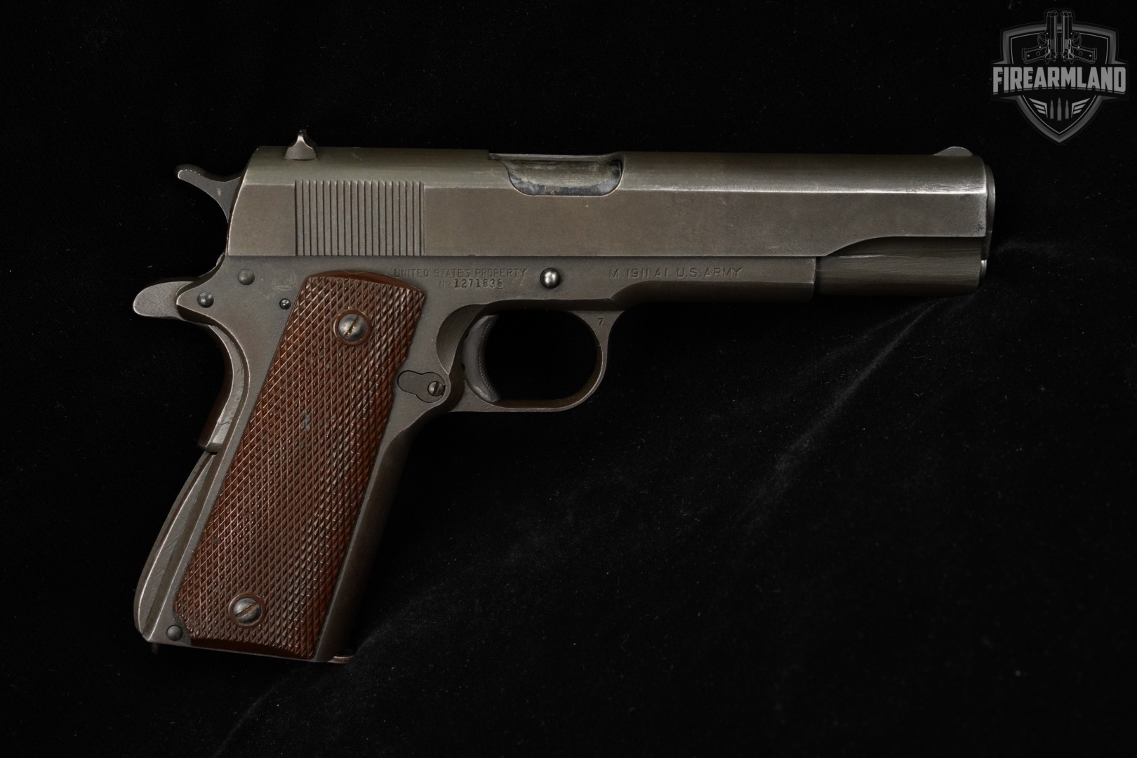 WWII 1943-1944 Ithaca M1911A1 U.S Army 45 ACP 1911-A1 M1911 USGI Parkerized-img-3