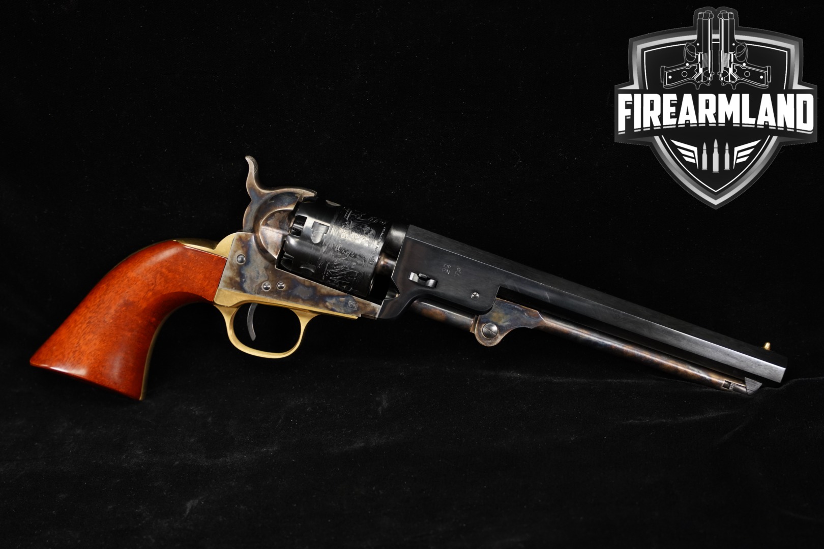2014 A. Uberti 1851 Navy .36 Blued & Color Case-Hardened in Very Good Condition Thumbnail