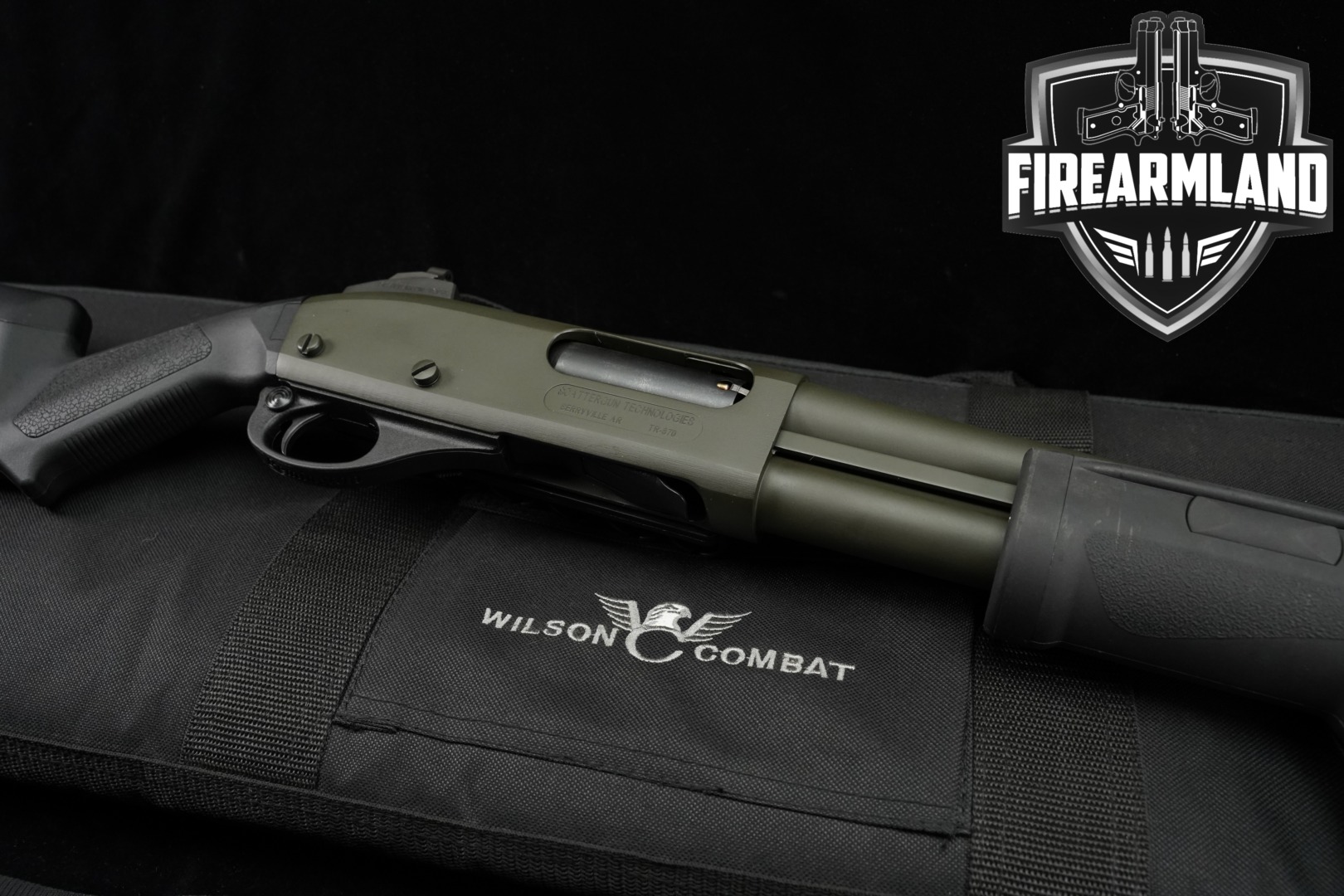 Wilson Combat (WC) Remington 870 TR-870 12 Gauge OD Green in Excellent Condition Thumbnail