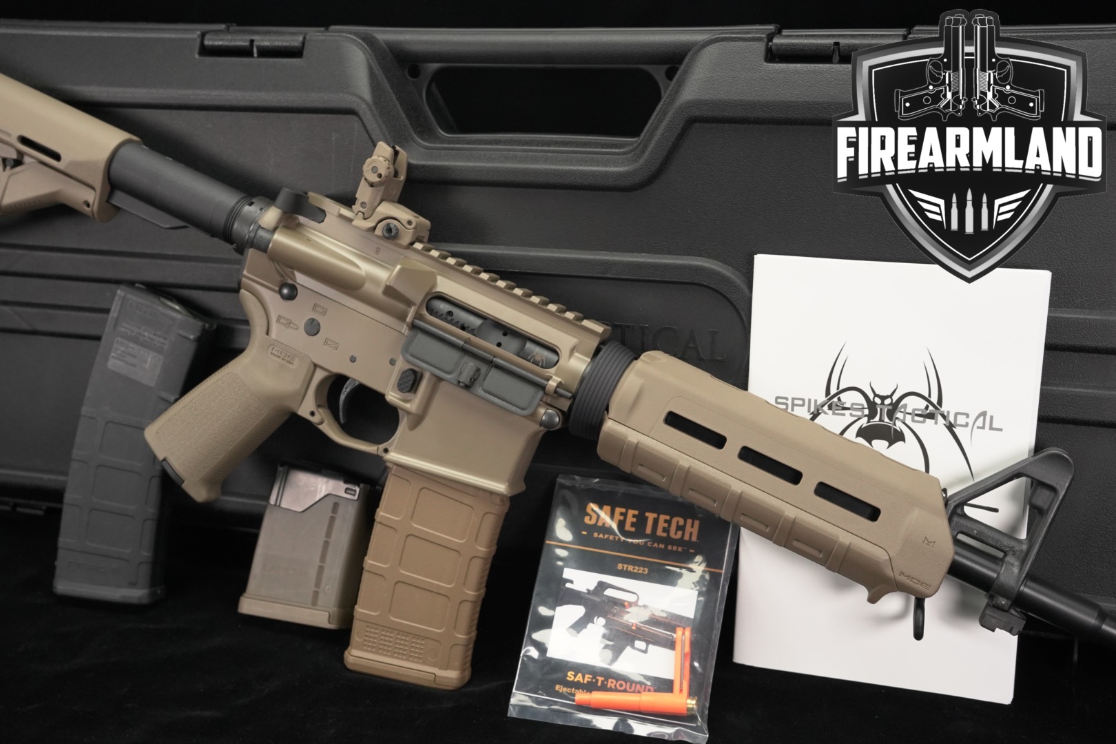 アークティックスナイパー　15ポンド Battleworn AR-15 Rifle Cerakoted with H-146, H-264 and H-143 by