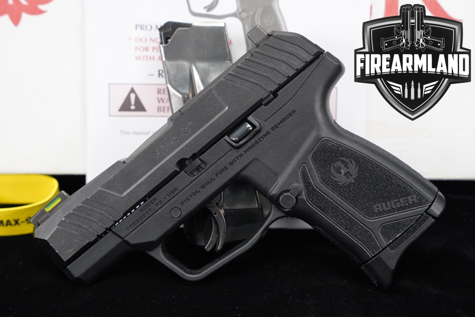 2021 Sturm Ruger MAX-9 Pro 9mm Luger Black in Very Good Condition Thumbnail