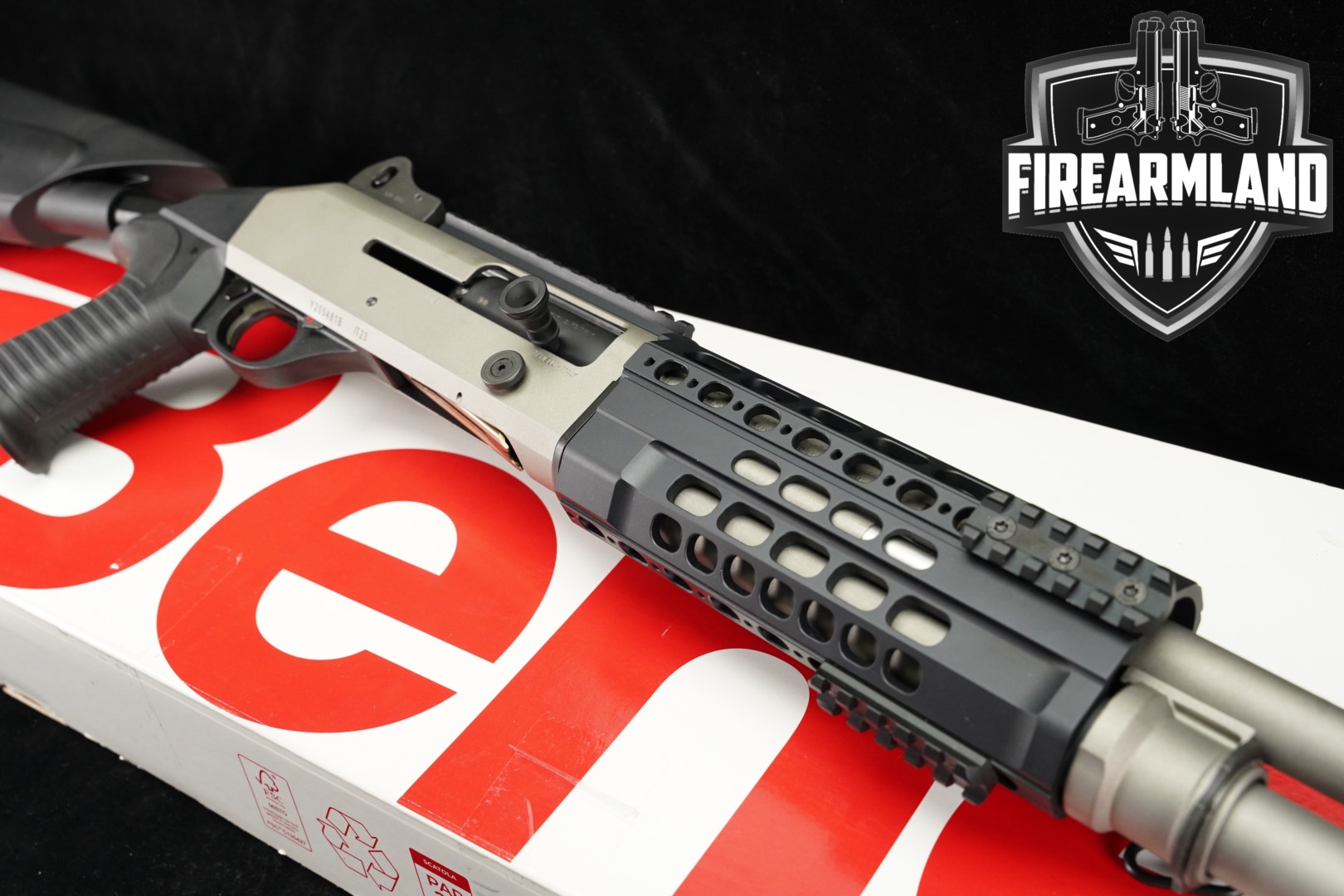 2023 Benelli M4 Tactical H2O Law Enforcement 12 Gauge Titanium Cerakote in Excellent Condition Thumbnail