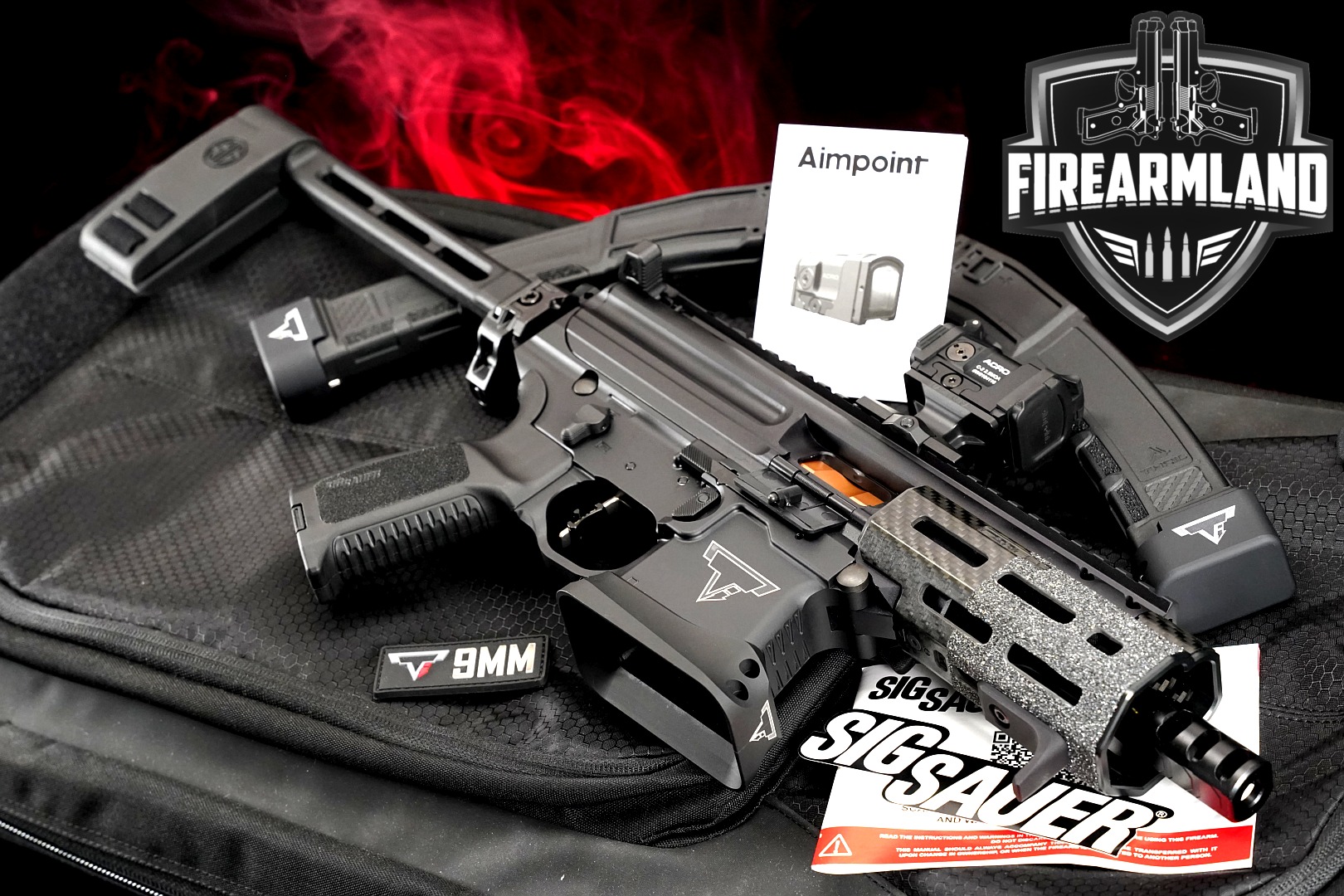 Sig Sauer MPX K 9mm Luger Black & Carbon Fiber in Excellent Condition Thumbnail