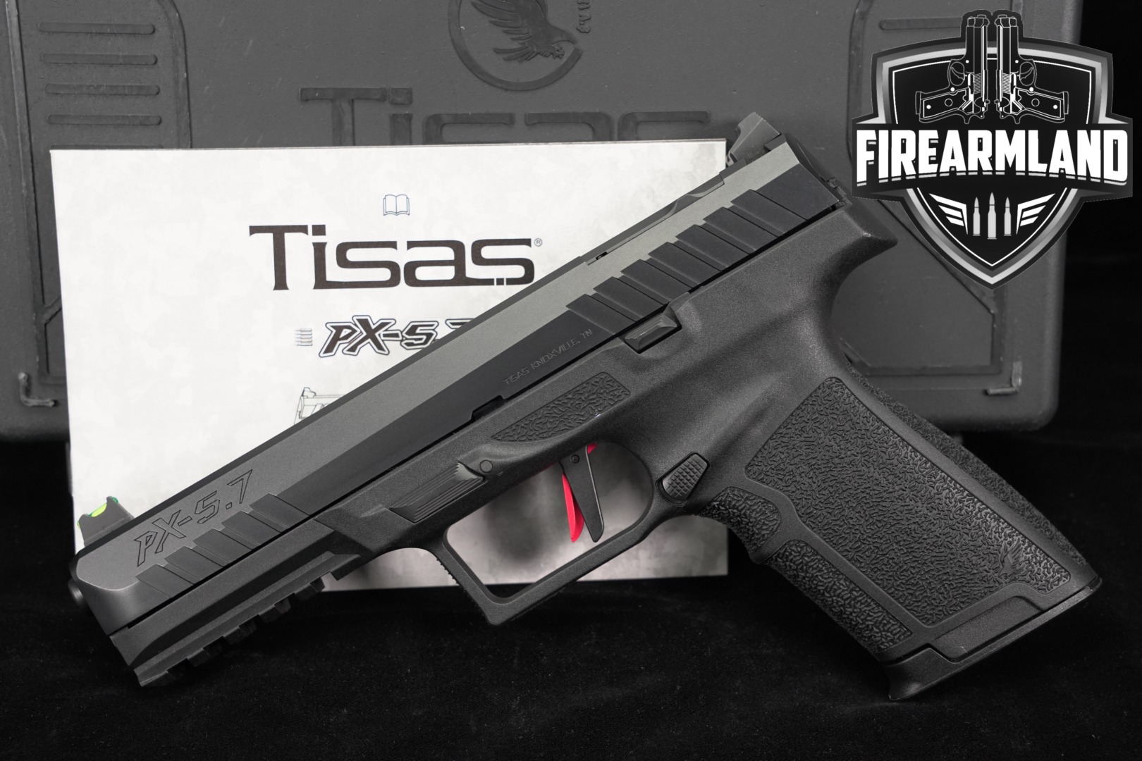 Tisas PX-5.7 Optics-Ready (OR) 5.7X28mm Black in Excellent Condition Thumbnail