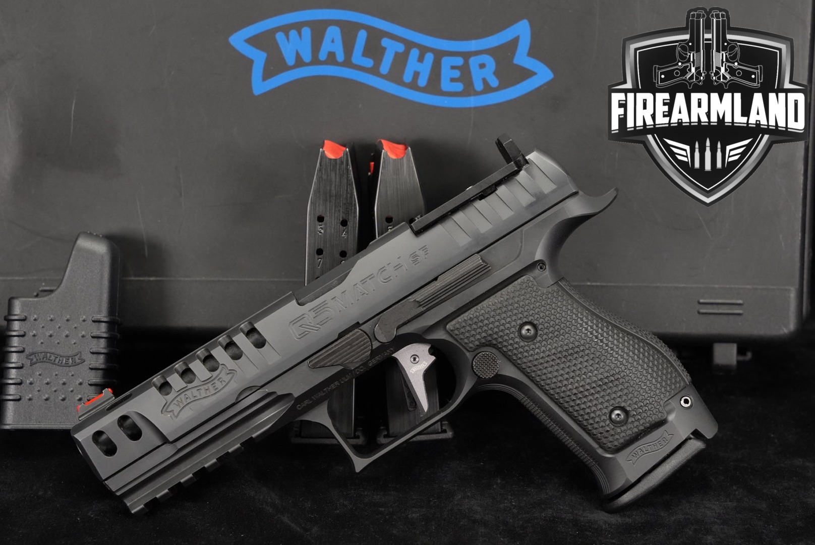 Walther Q5 Match Steel Frame 9mm Optics-Ready 5" +3 MAGS & ORIG CASE-img-0