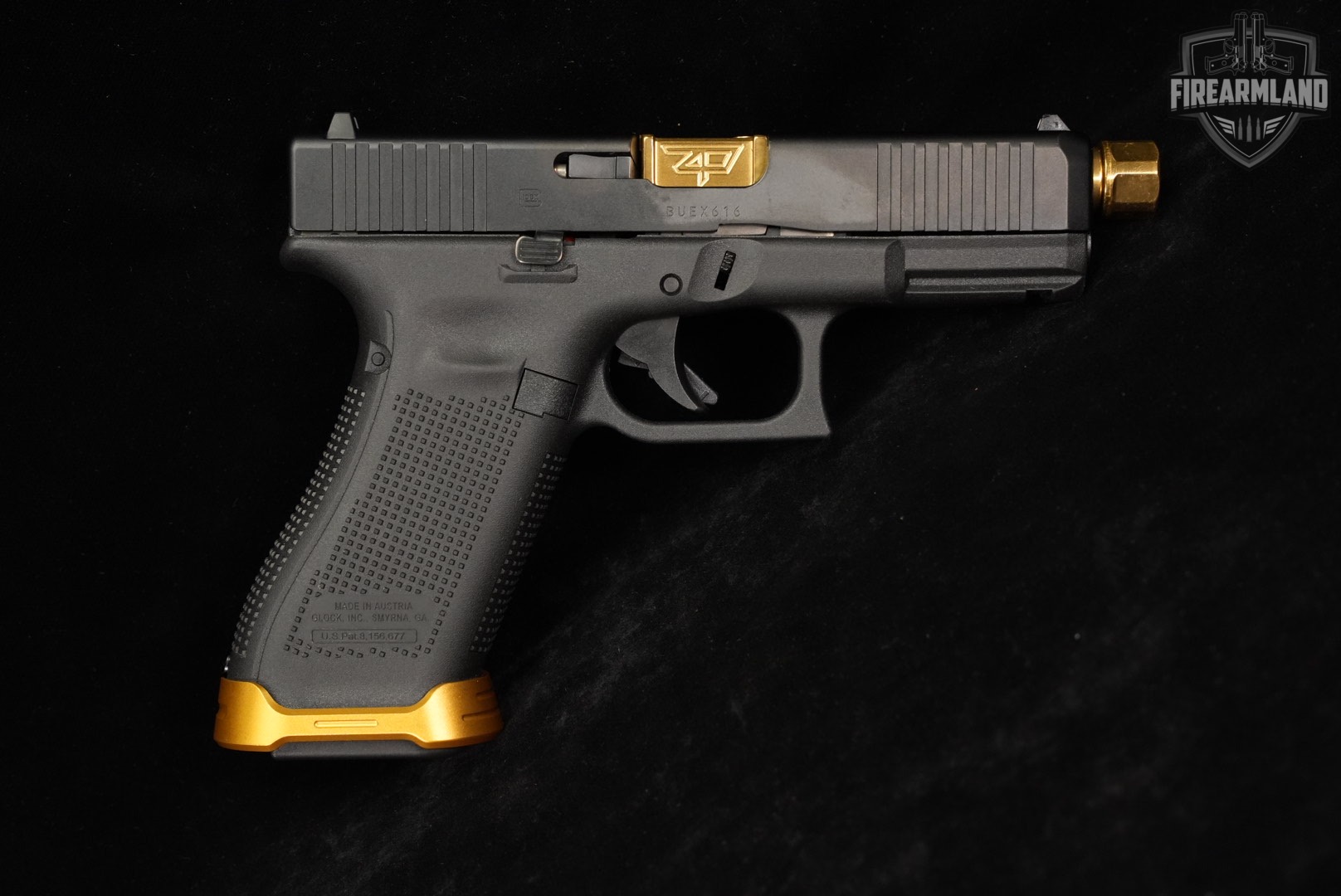 Glock 45 Gen5 G45 Gen 5 9mm 4.5" Gold TiN THREADED +2 MAGS-img-3