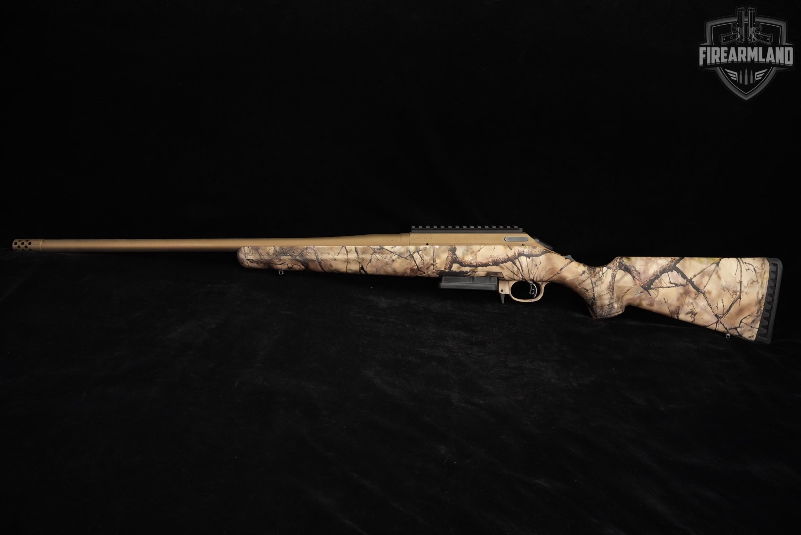 Ruger American Rifle Go Wild Camo I-M Brush / Bronze Cerakote 243 Win 22"-img-7