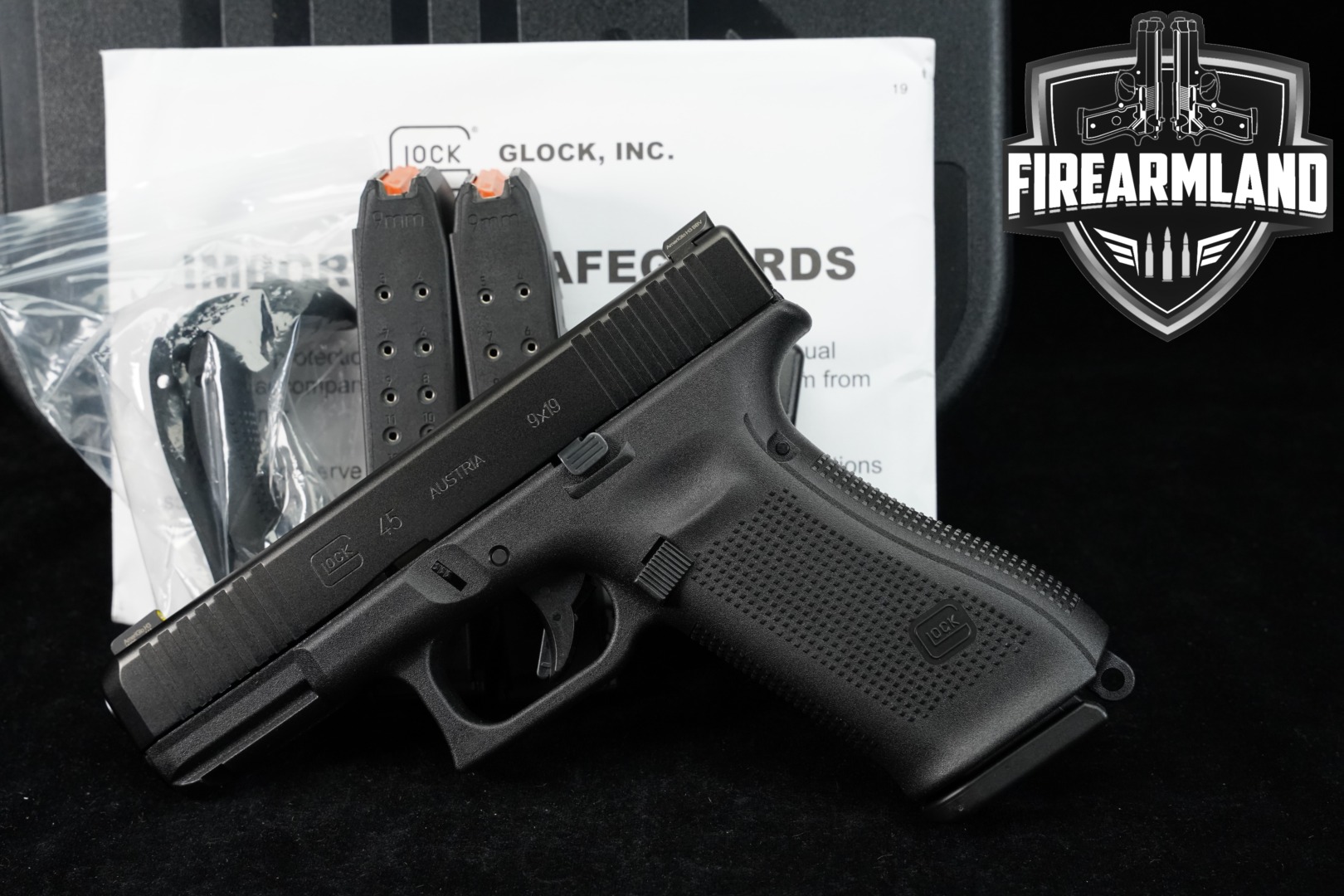 Glock G45 Gen5 9mm Luger Black in Excellent Condition Thumbnail
