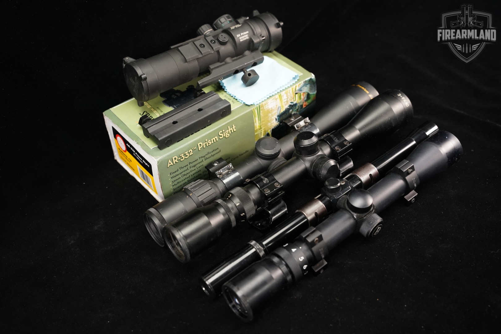 FIVE SCOPE LOT 5 Pack Burris Bushnell Cabela's Universal Riflescope Scopes-img-2