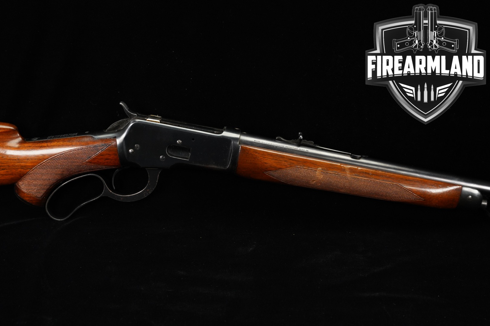 1942 Winchester Repeating Arms Model 65 .218 Bee Blued & Walnut in Very Good Condition Thumbnail