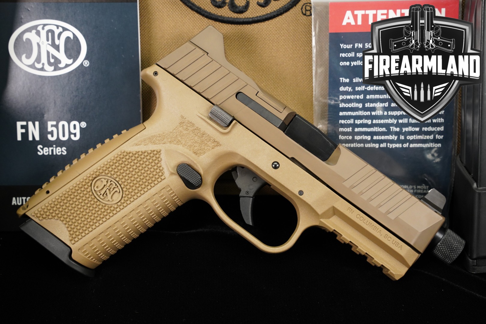 FN Herstal (FNH) FN 509 Tactical 9mm Luger FDE in Very Good Condition Thumbnail