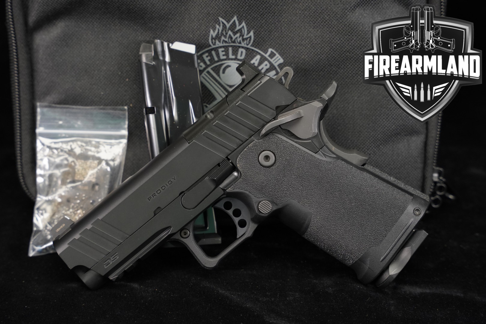 Springfield Armory 1911 DS Prodigy 3.5" Compact AOS 9mm Luger Black in Excellent Condition Thumbnail
