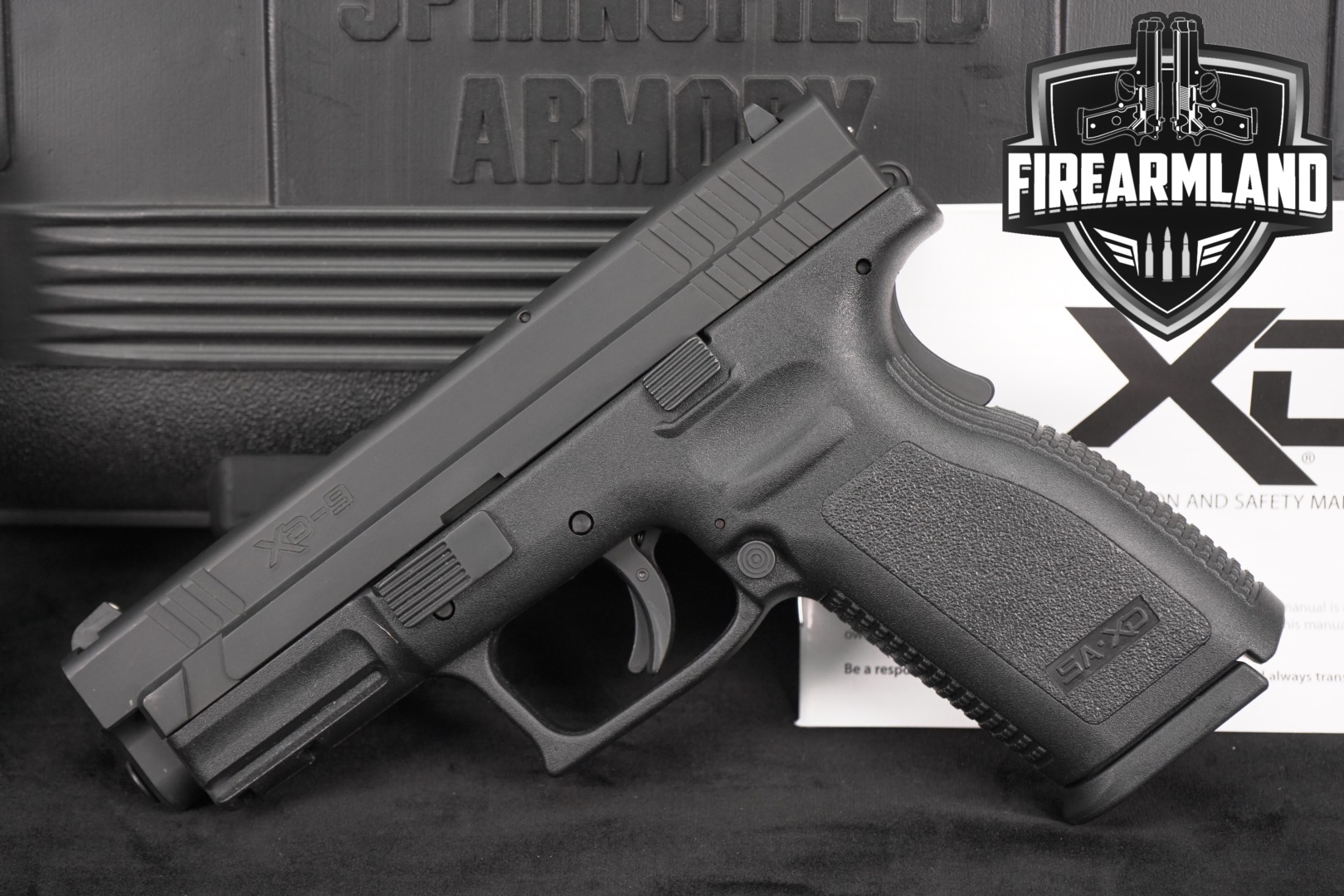 Springfield Armory XD-9 Service Model 9mm Luger Black in Good Condition Thumbnail
