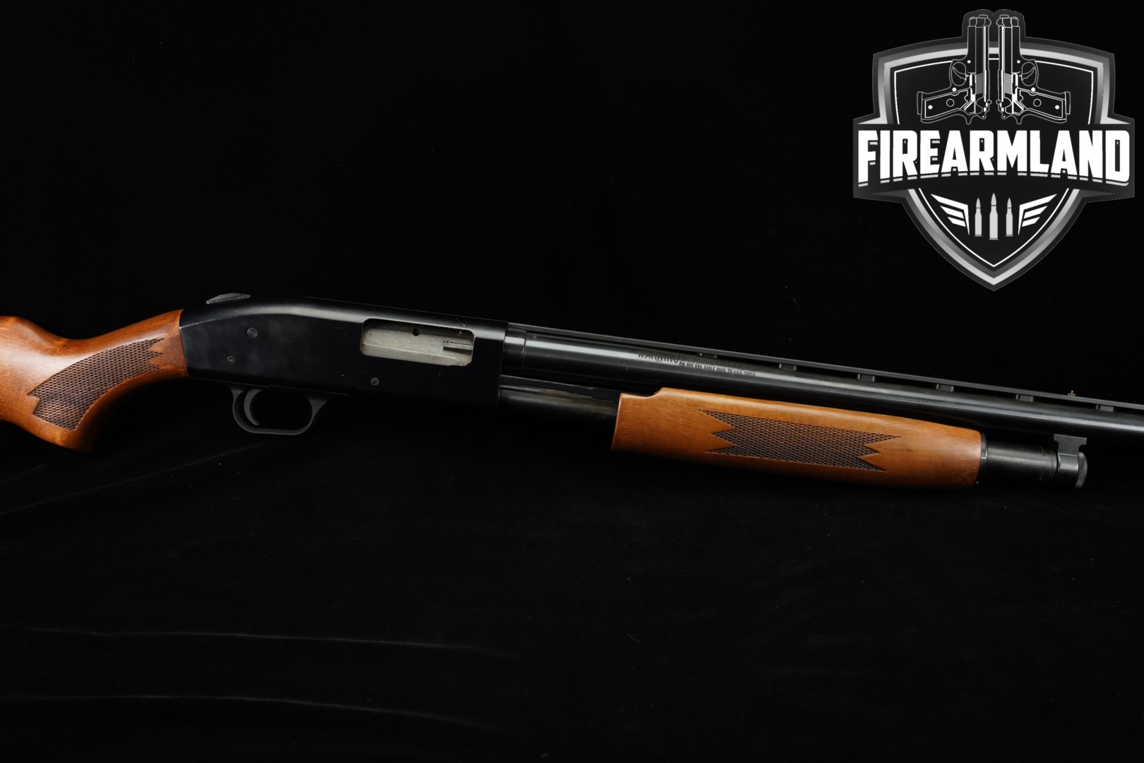 Mossberg 500A Ducks Unlimited 12 Gauge Black & Hardwood in Fair Condition Thumbnail