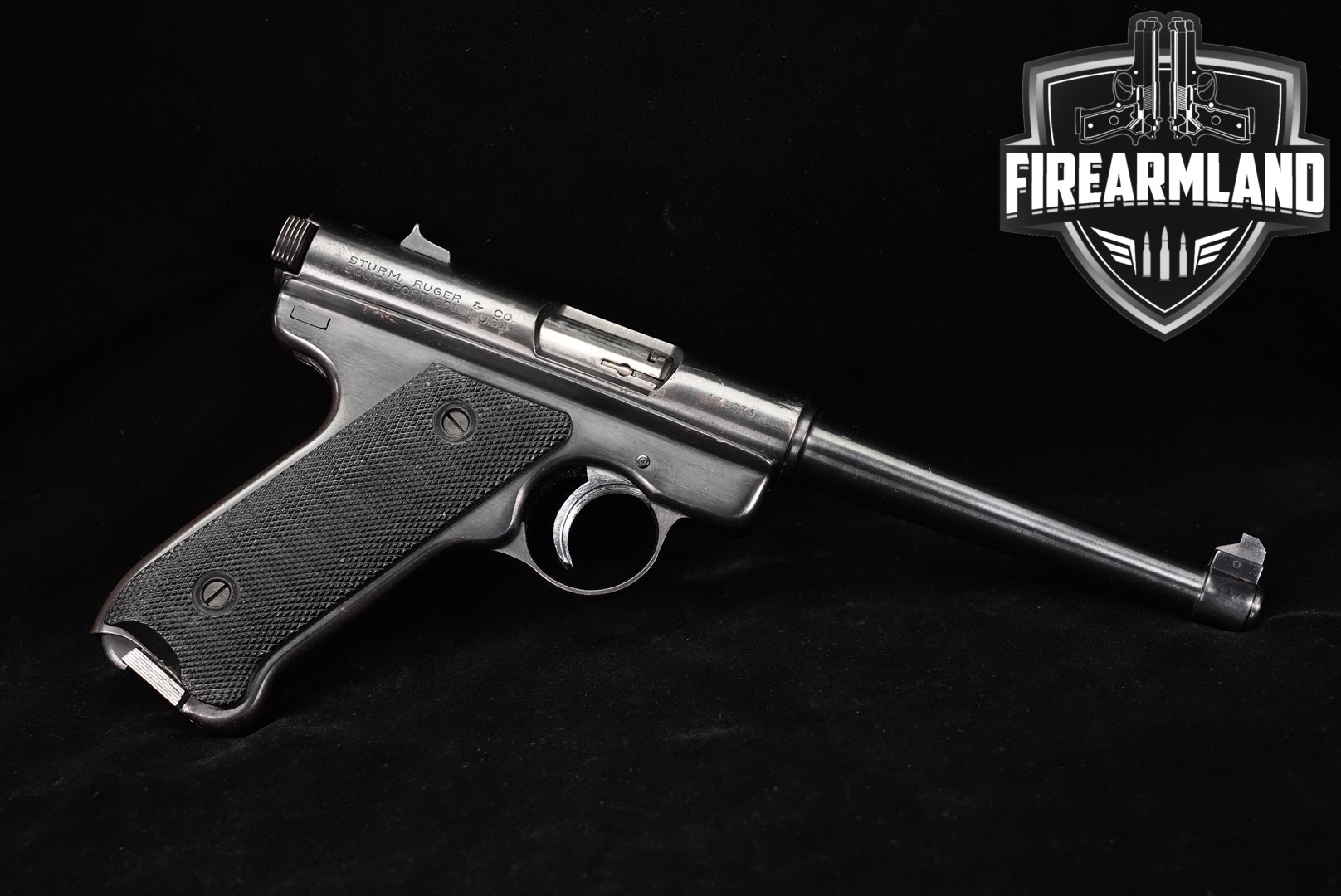 1959 Ruger Standard Model Mark I First-Generation 22LR 6" Blued Mk 1-img-0