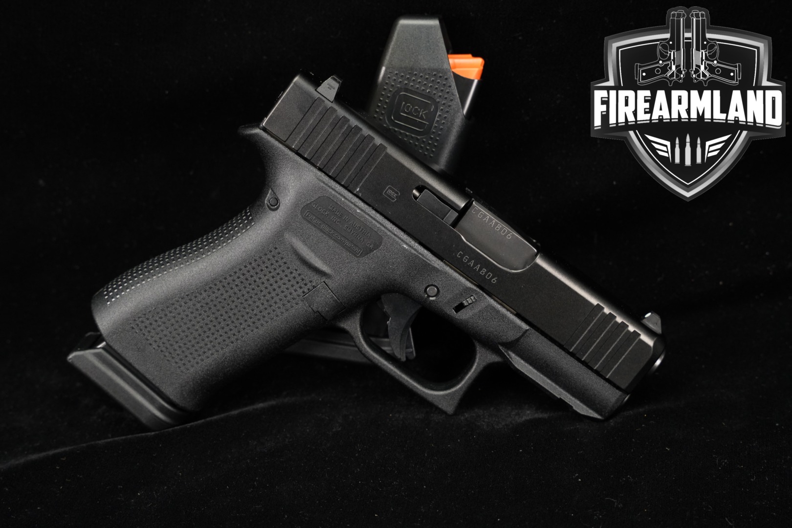 Glock 43X G43X Slimline 9mm 3.41" +2 MAGS & ORIG CASE-img-0