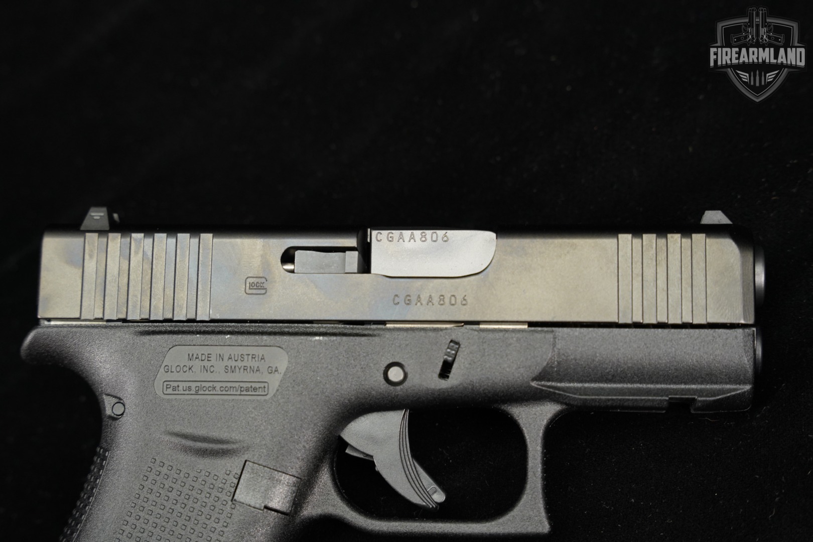 Glock 43X G43X Slimline 9mm 3.41" +2 MAGS & ORIG CASE-img-11