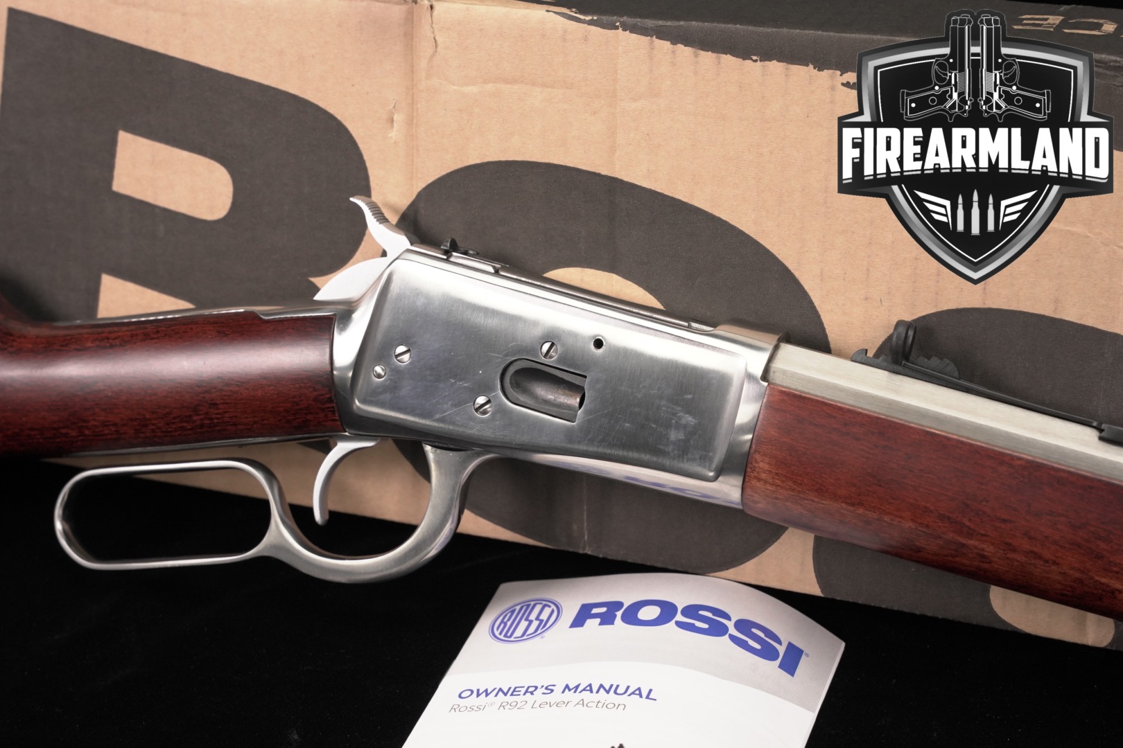 Rossi R92 Octagonal Barrel .44 Rem Magnum Stainless & Hardwood in Very Good Condition Thumbnail