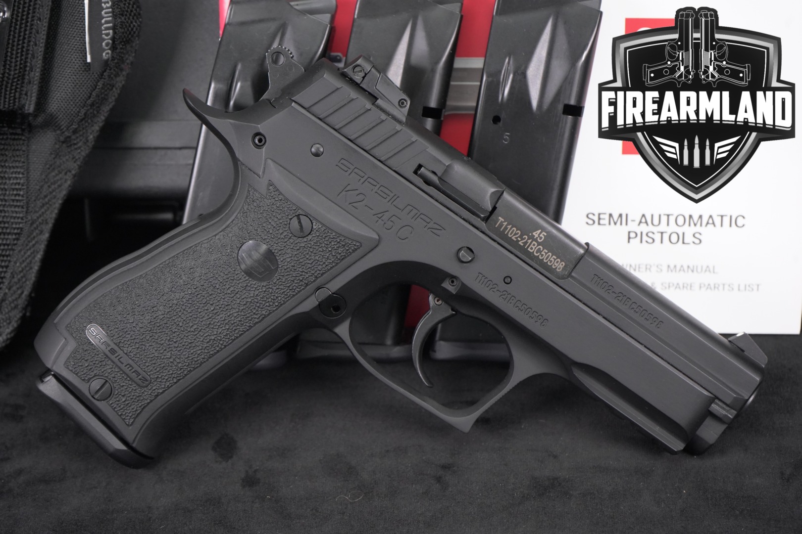 Sarsilmaz (SAR) K2-45C Compact .45 ACP Black in Excellent Condition Thumbnail