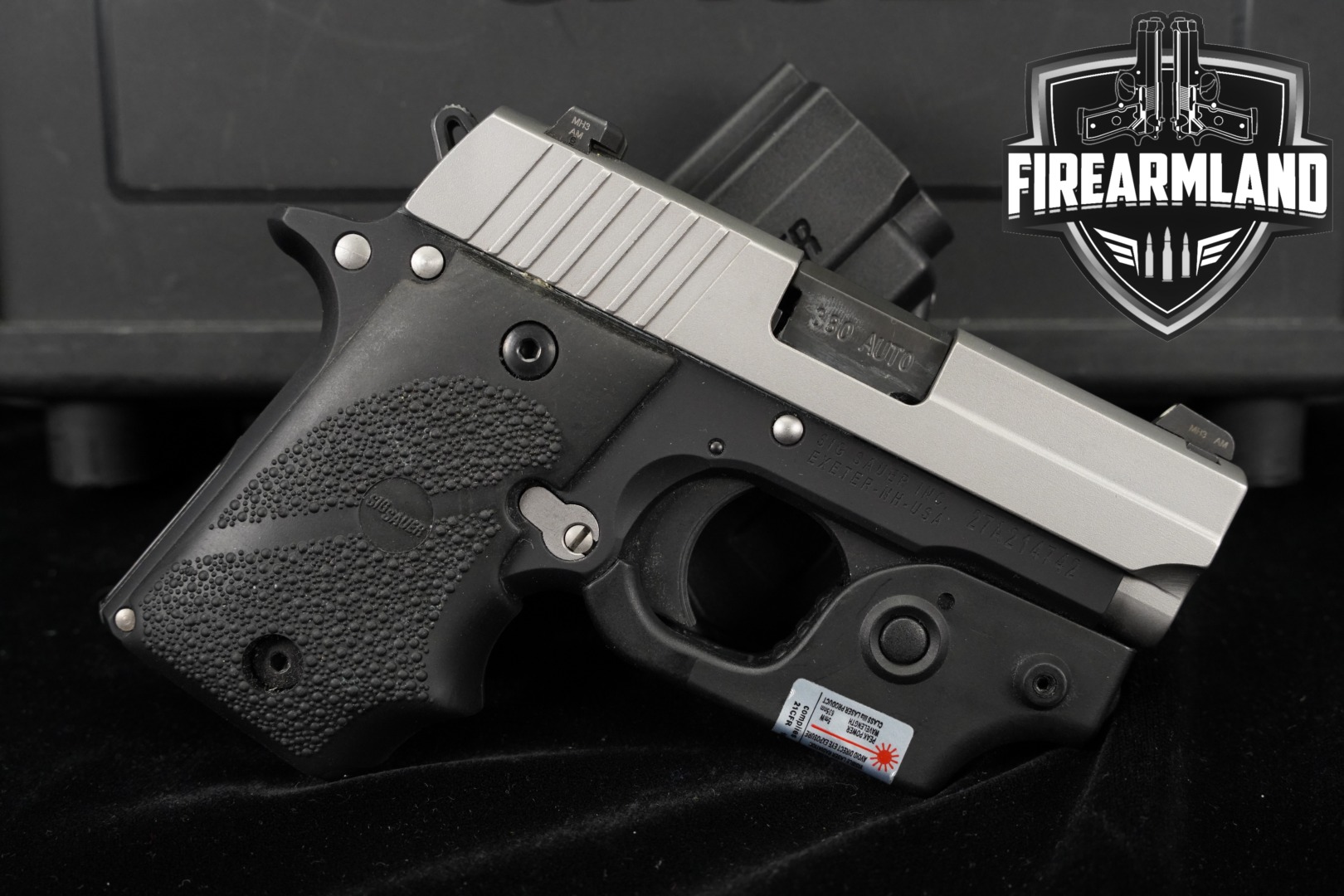 Sig Sauer P238 Two-Tone 380 ACP 2.75 Stainless P 238 +ORIG CASE, HOLSTER-img-0