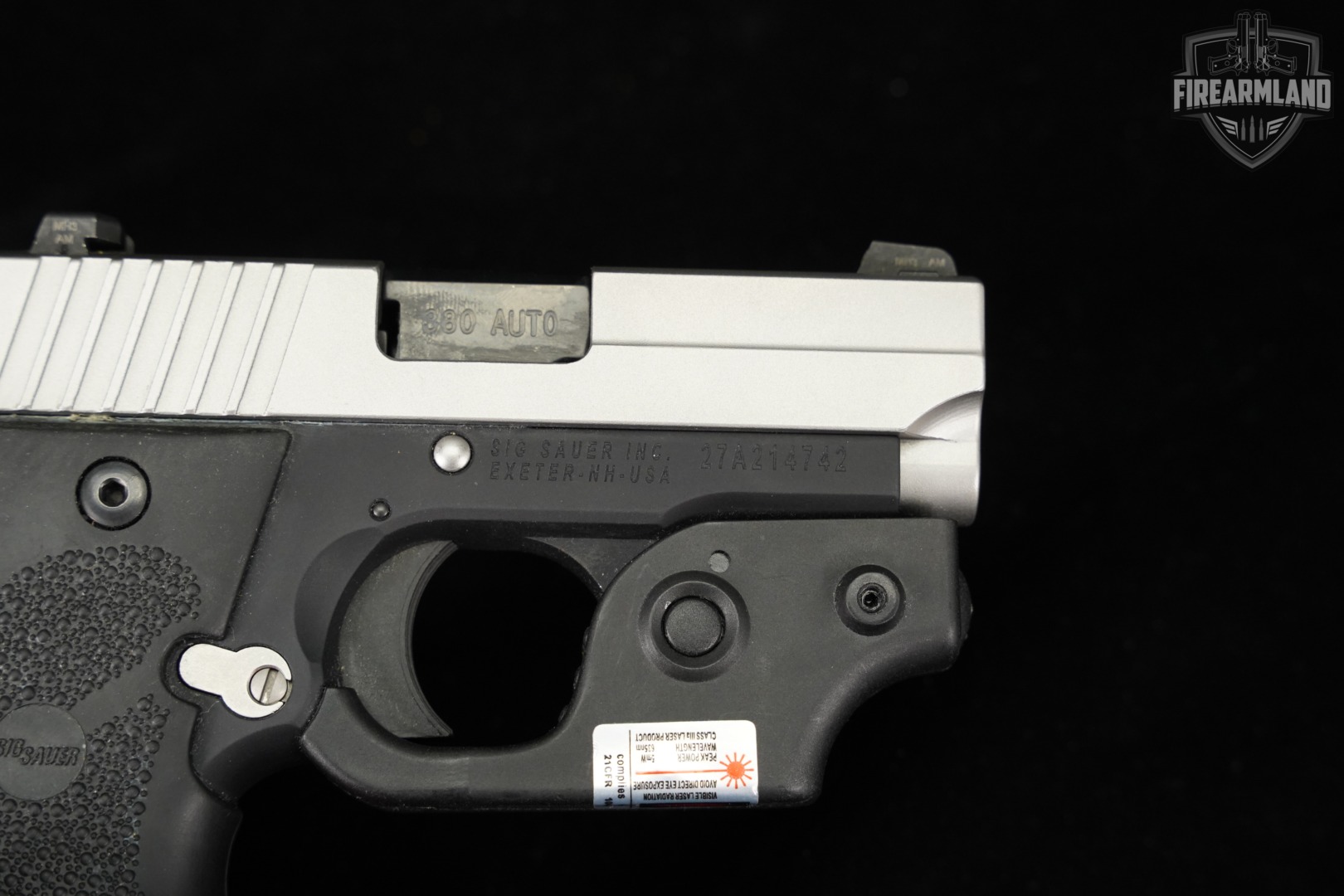 Sig Sauer P238 Two-Tone 380 ACP 2.75 Stainless P 238 +ORIG CASE, HOLSTER-img-12