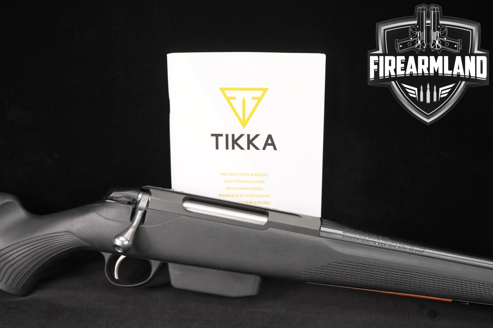 Tikka T3x Lite (Threaded) 6.5 PRC Blued & Black in Very Good Condition Thumbnail