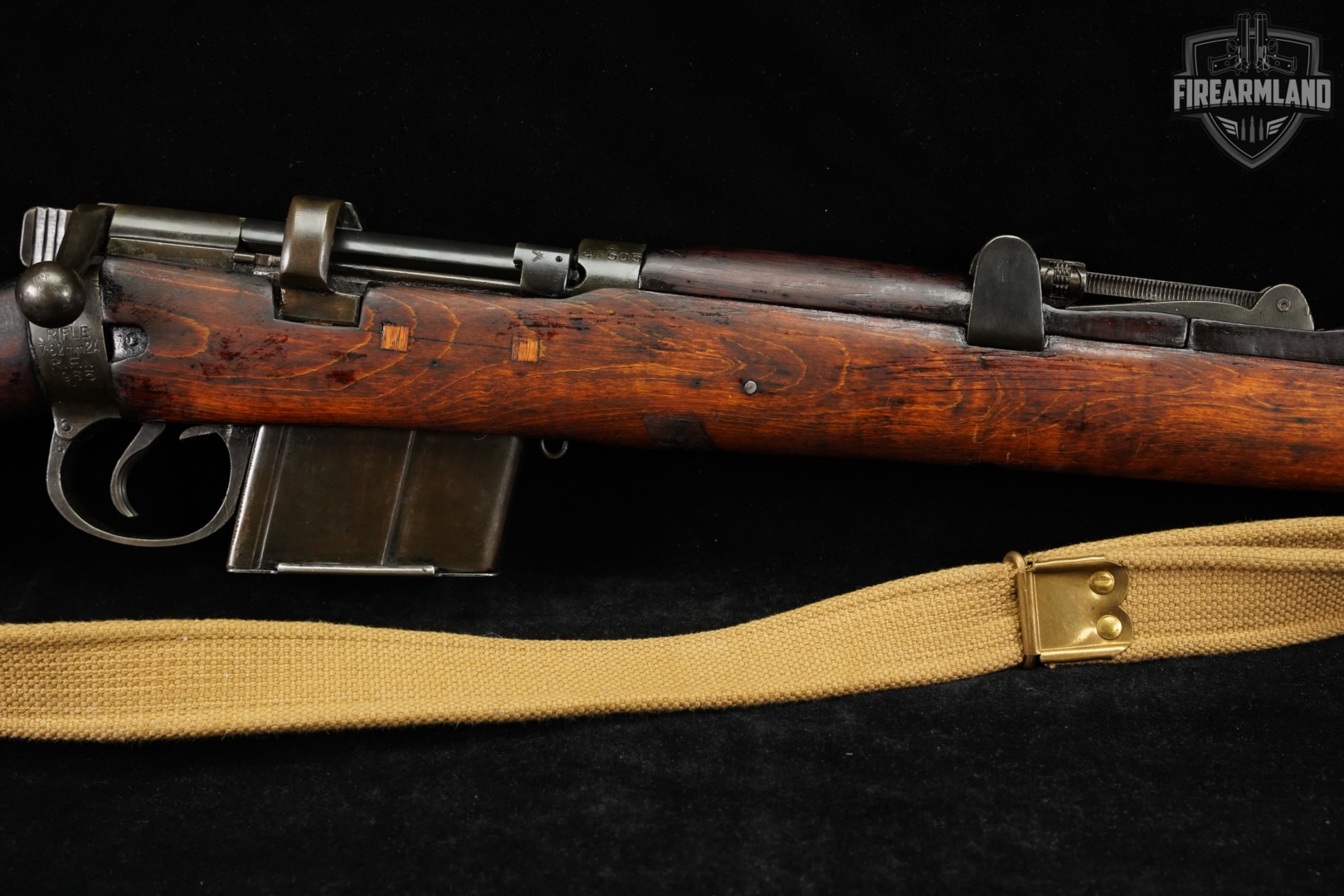 RFI Ishapore INDIA Rifle 7.62mm 2A 7.62 NATO SMLE 25.2 Matching Numbers ...