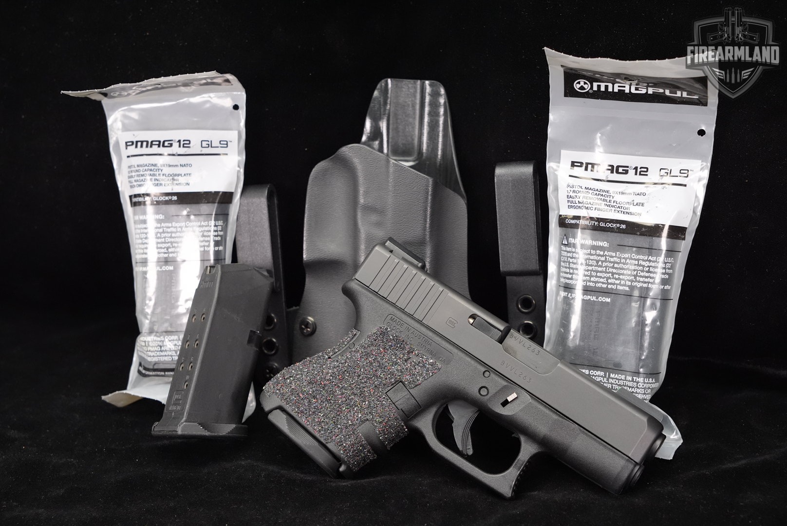 Glock 26 Gen3 G26 Gen 3 9mm 3.43" +4 MAGS & HOLSTER-img-2