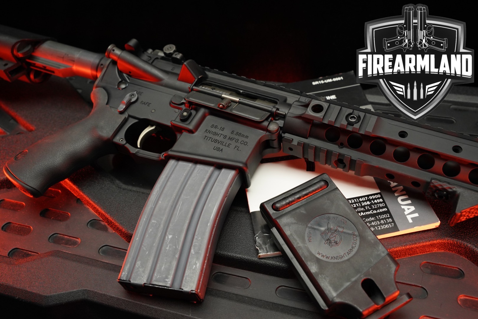 Knights Armament KAC SR-15 E3 IWS Mod 1 5.56 NATO AR15 AR SR15 URX +CASE-img-0
