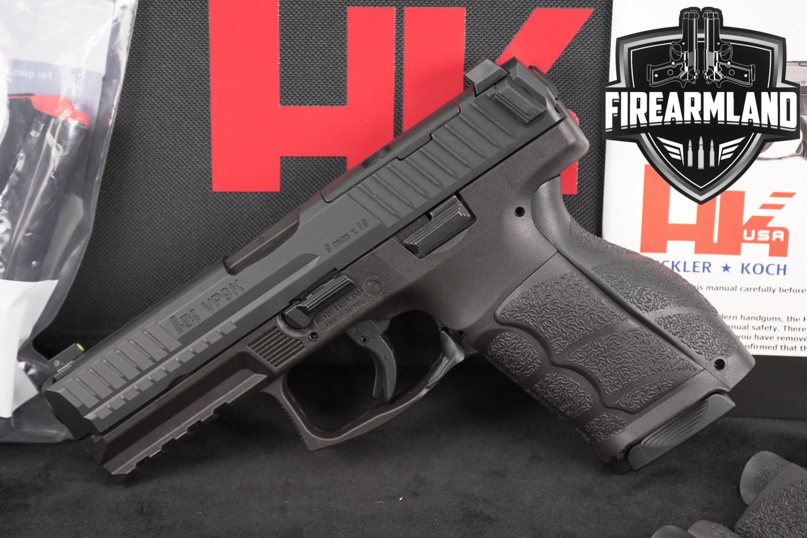 Heckler & Koch (H&K, HK) VP9K A1 9mm Luger Black in Very Good Condition Thumbnail