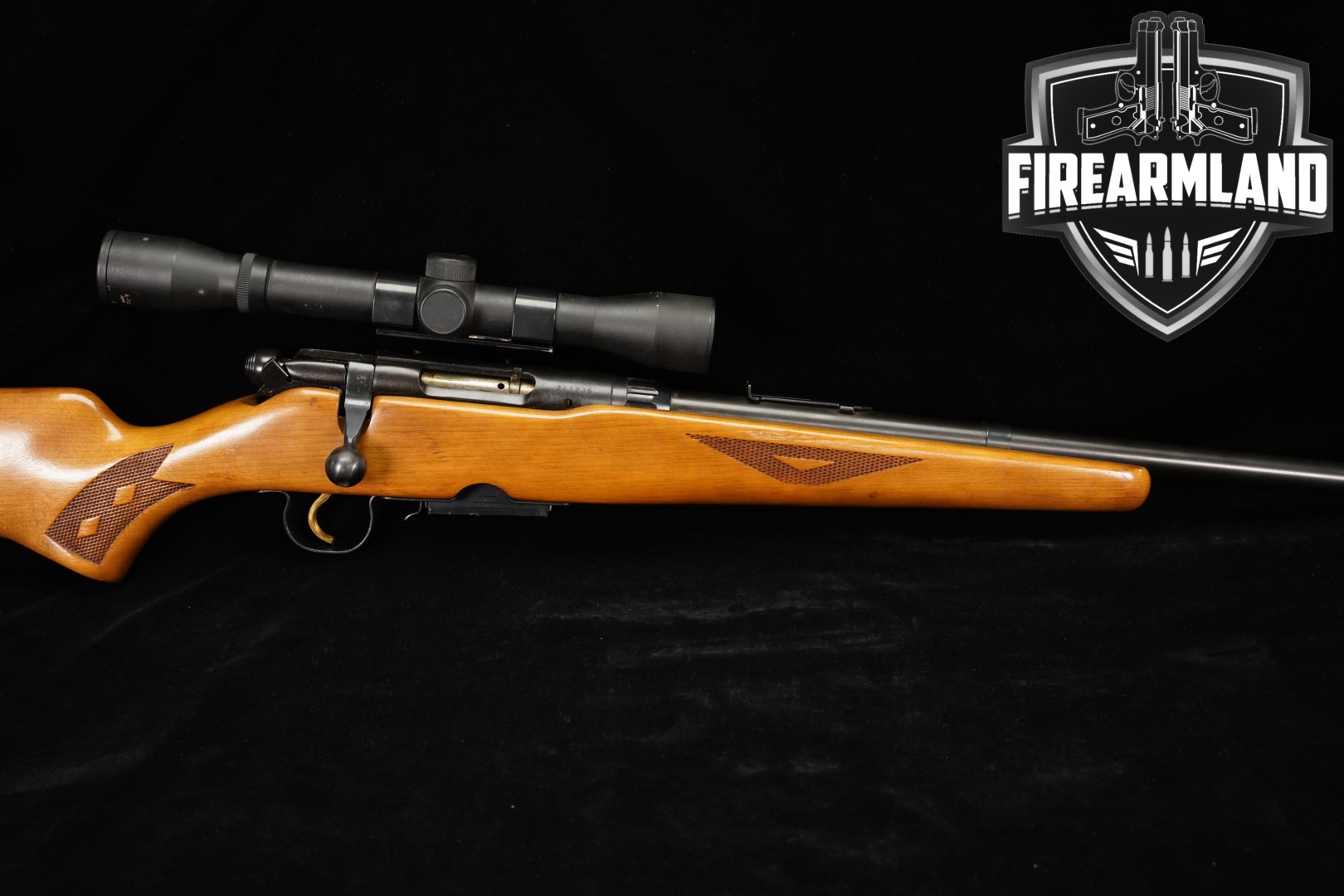 Savage Arms Model 6400 Foremost .222 Rem. Blued & Hardwood in Good Condition Thumbnail