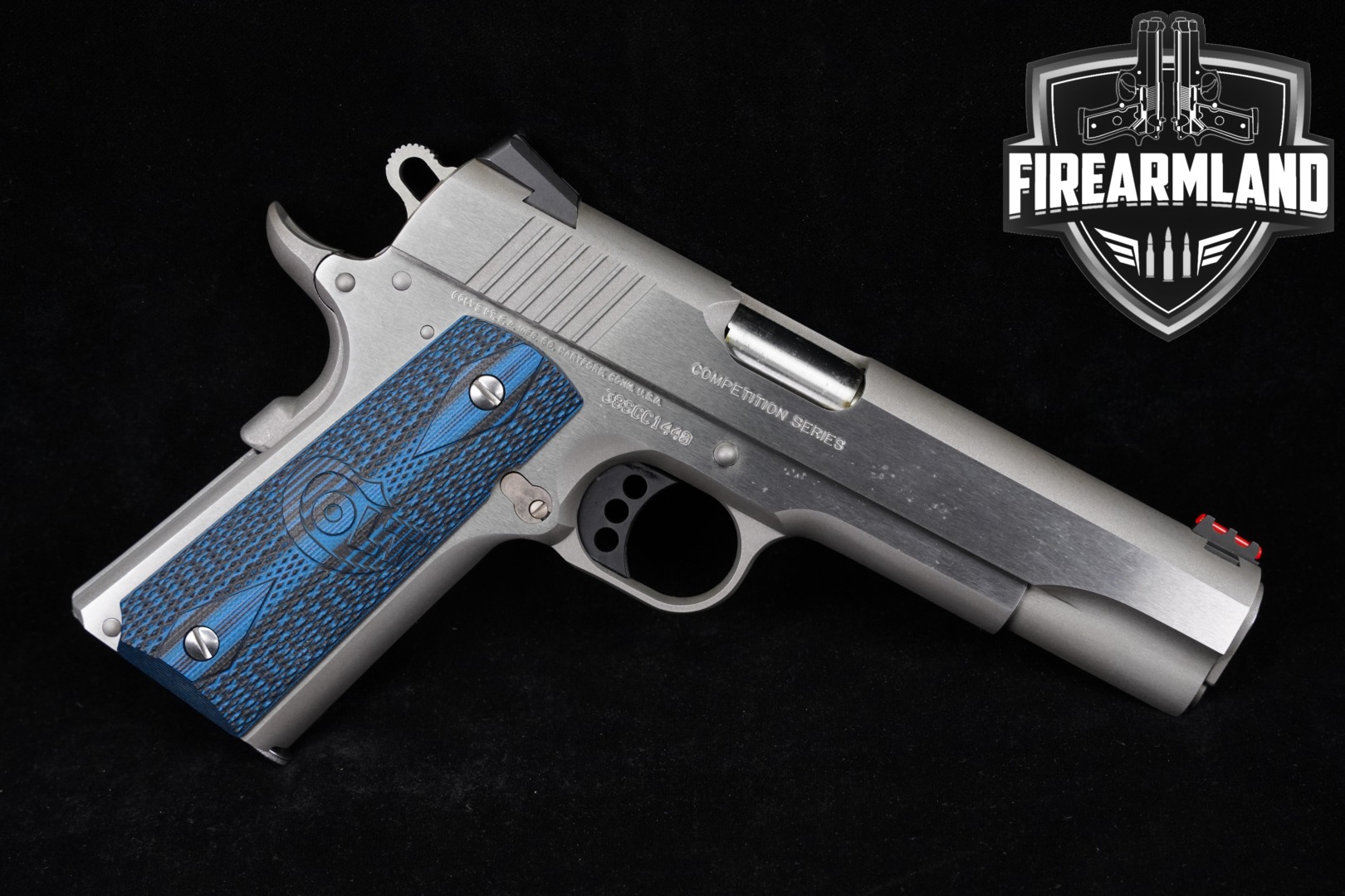 Colt Government Model Competition Series, Series 70 .38 Super Stainless in Very Good Condition Thumbnail
